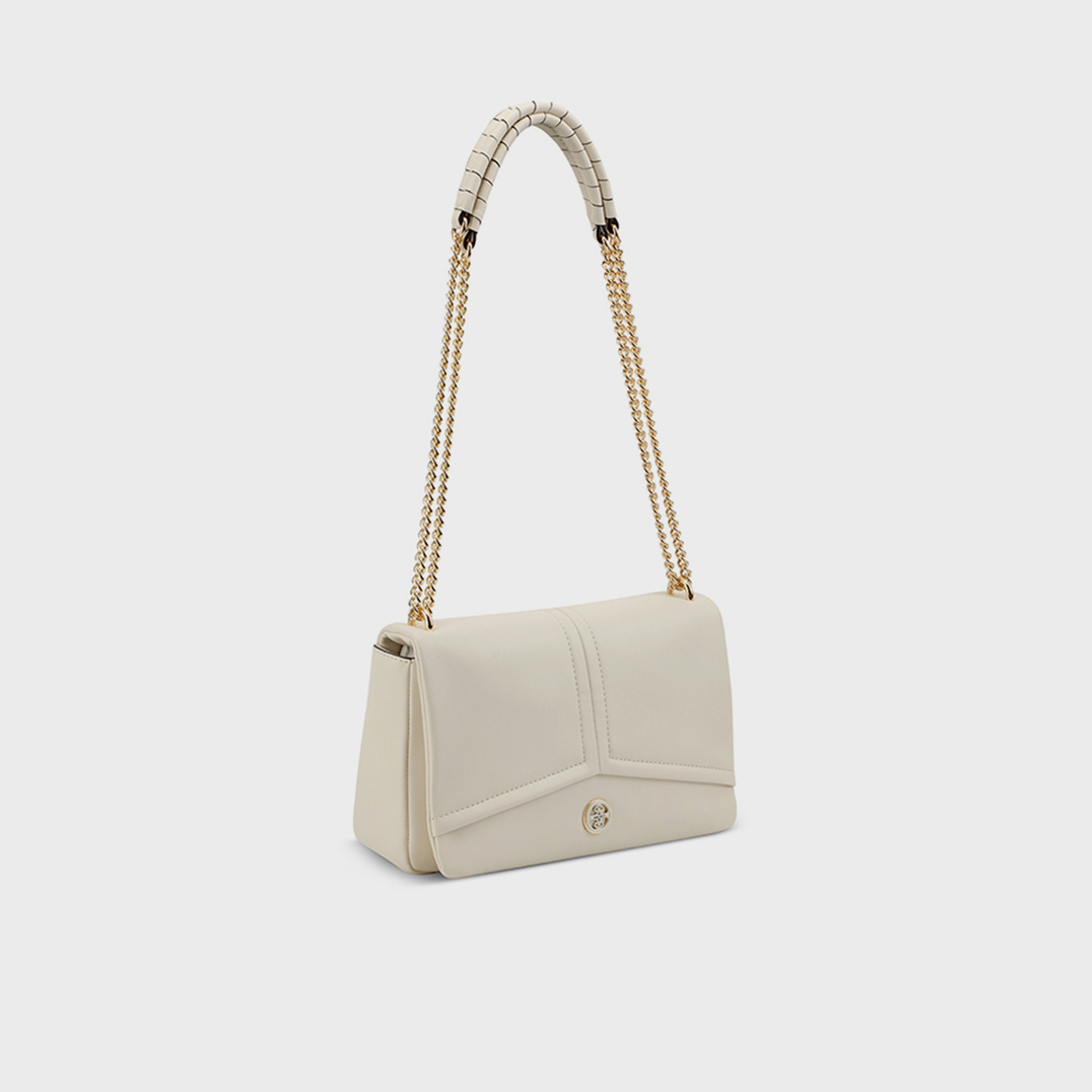 Nine West Erina Plain Crossbody Bag with Flap Closure and Chain Strap-women-bagsandwallets-handbags-image-3