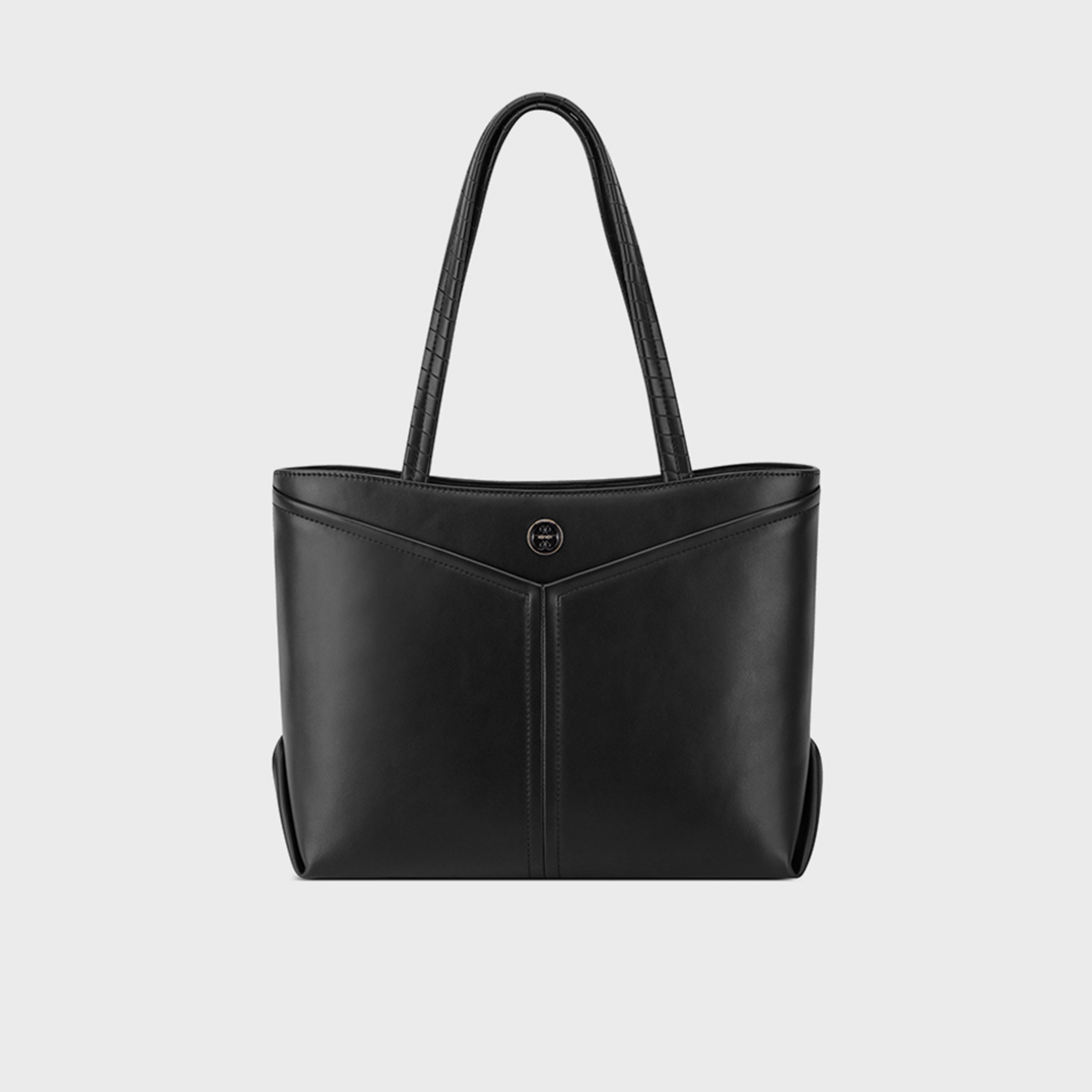 Nine West Erina Plain Double Handle Tote Bag with Zipper Closure-women-bagsandwallets-handbags-image-1