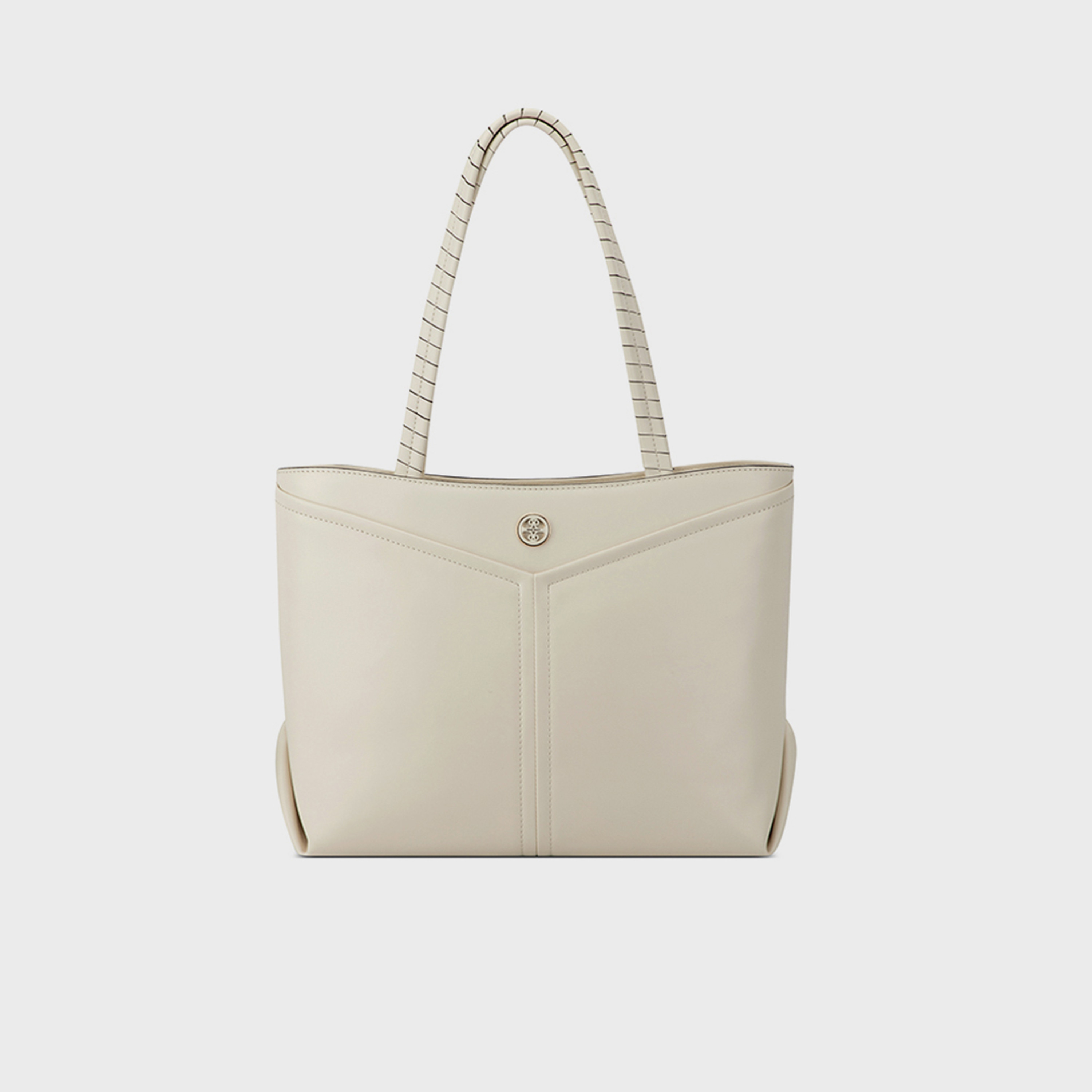ناين ويست- شنطة إرينا توت بسيطة بمقبض مزدوج وإغلاق بسحاب-women-bagsandwallets-handbags-image-1