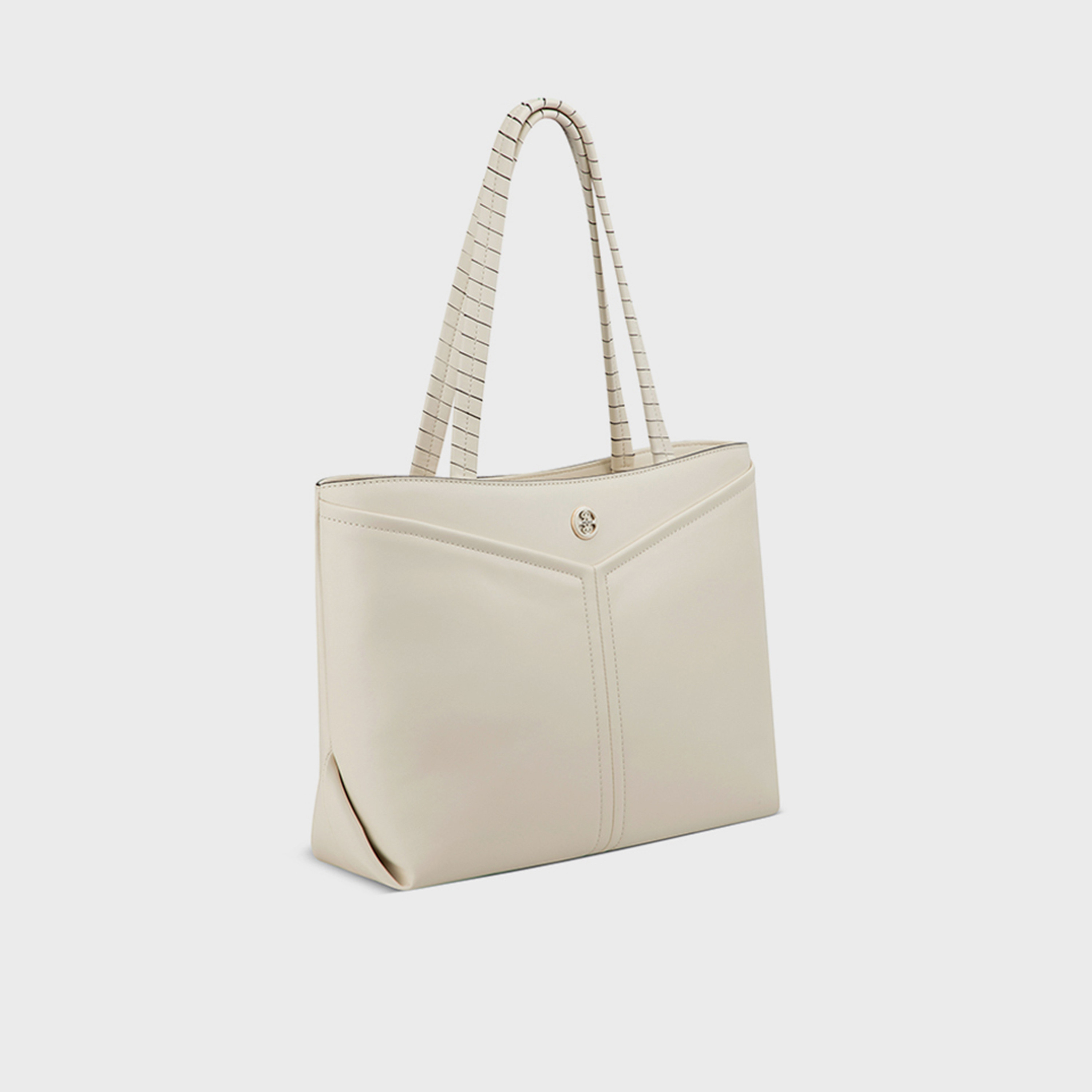 ناين ويست- شنطة إرينا توت بسيطة بمقبض مزدوج وإغلاق بسحاب-women-bagsandwallets-handbags-image-3
