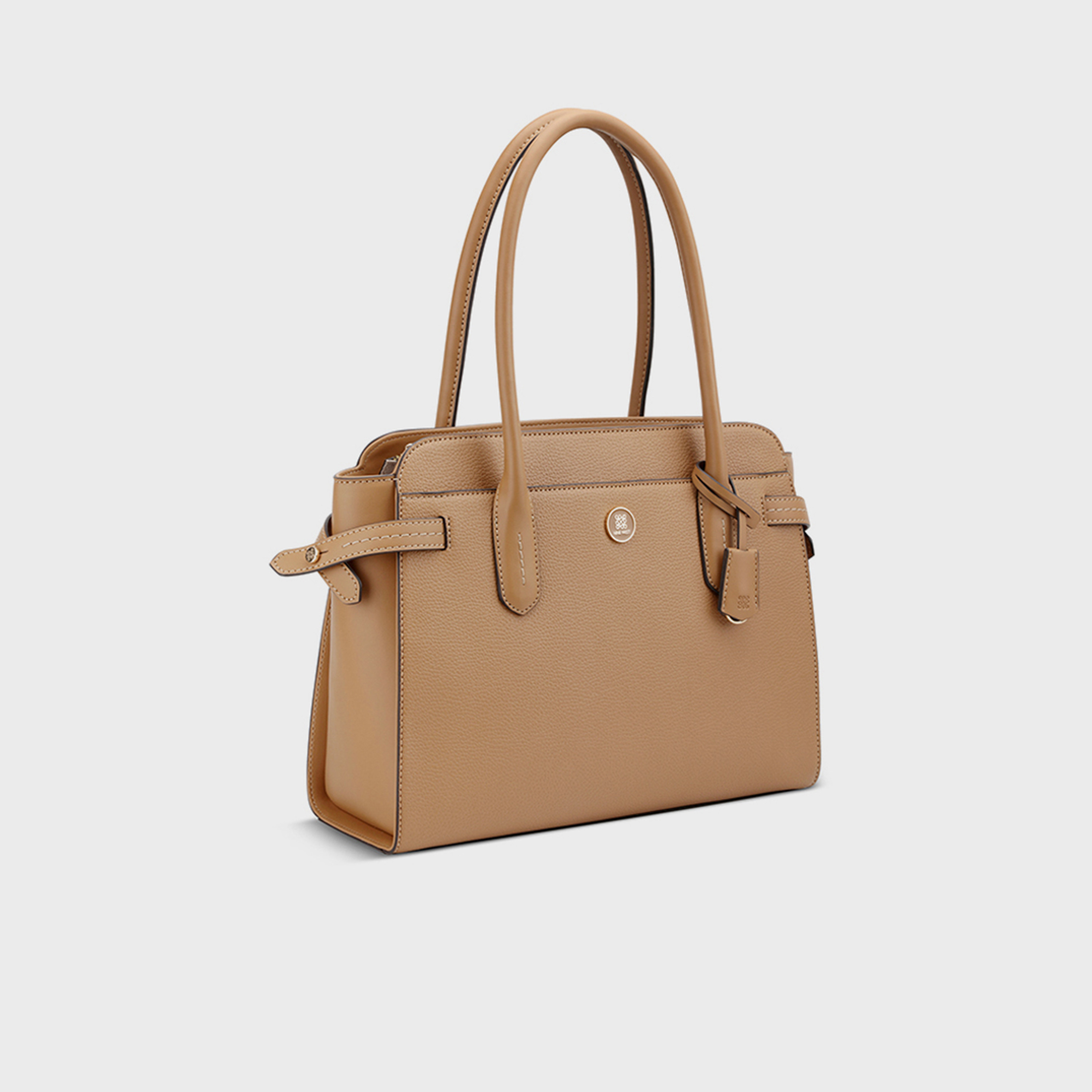 Nine West Nami Plain Double Handle Tote Bag with Zipper Closure-women-bagsandwallets-handbags-image-3