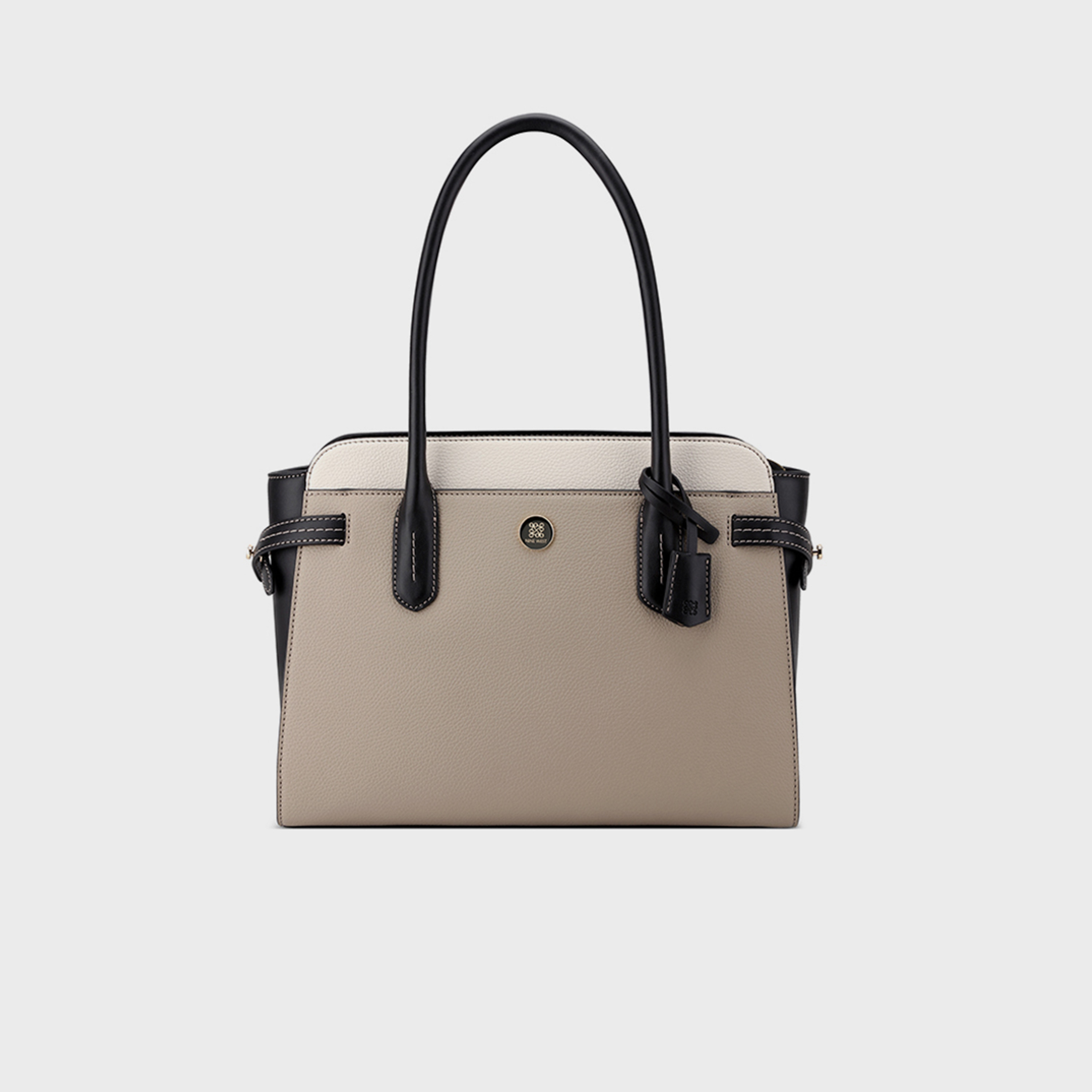 Nine West Nami Plain Double Handle Tote Bag with Zipper Closure-women-bagsandwallets-handbags-image-5