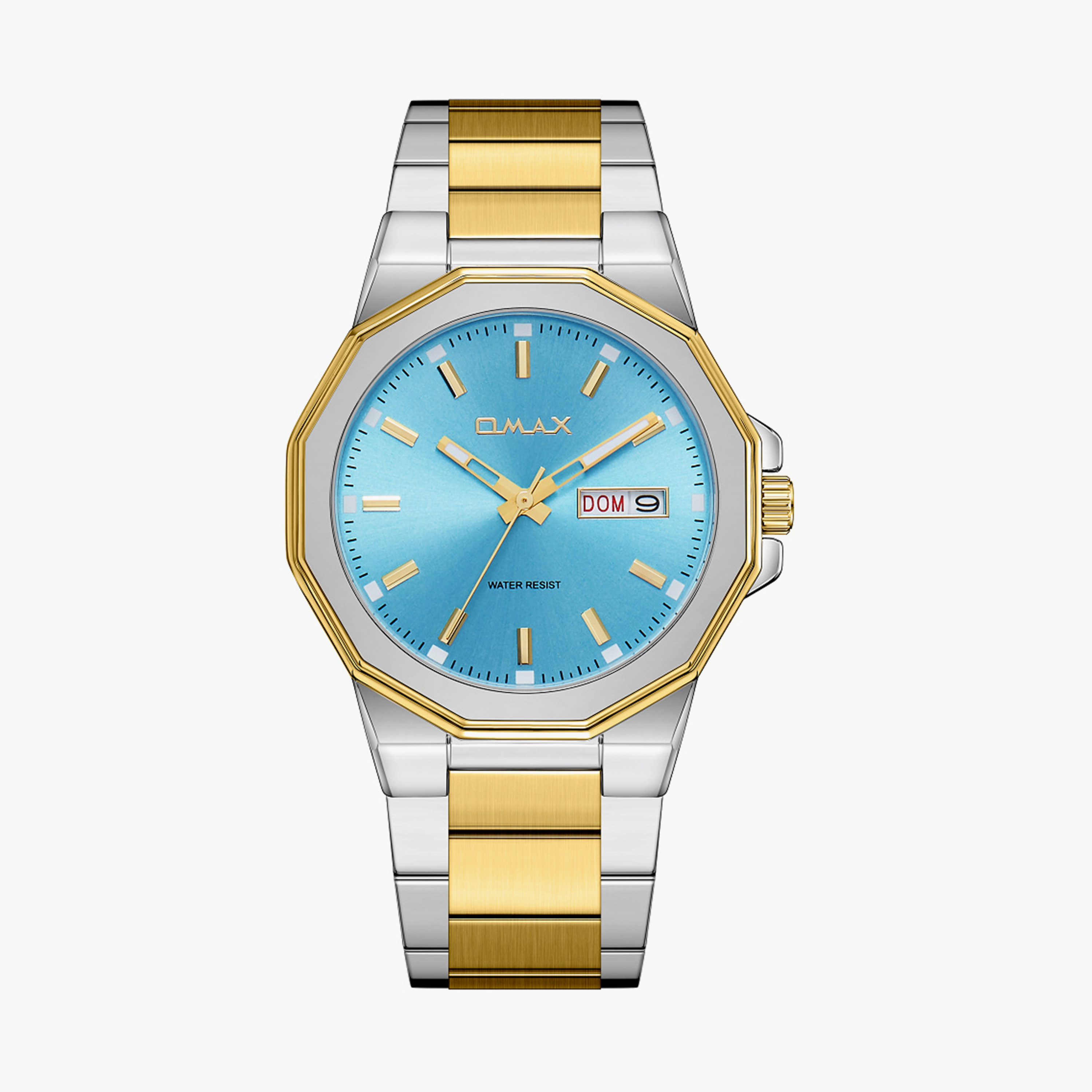 أوماكس- ساعة تناظرية   للرجال  سوار معدني  لون مزدوج   40مم | SQ-AT003TQII-men-watchesandjewellery-watches-image-1