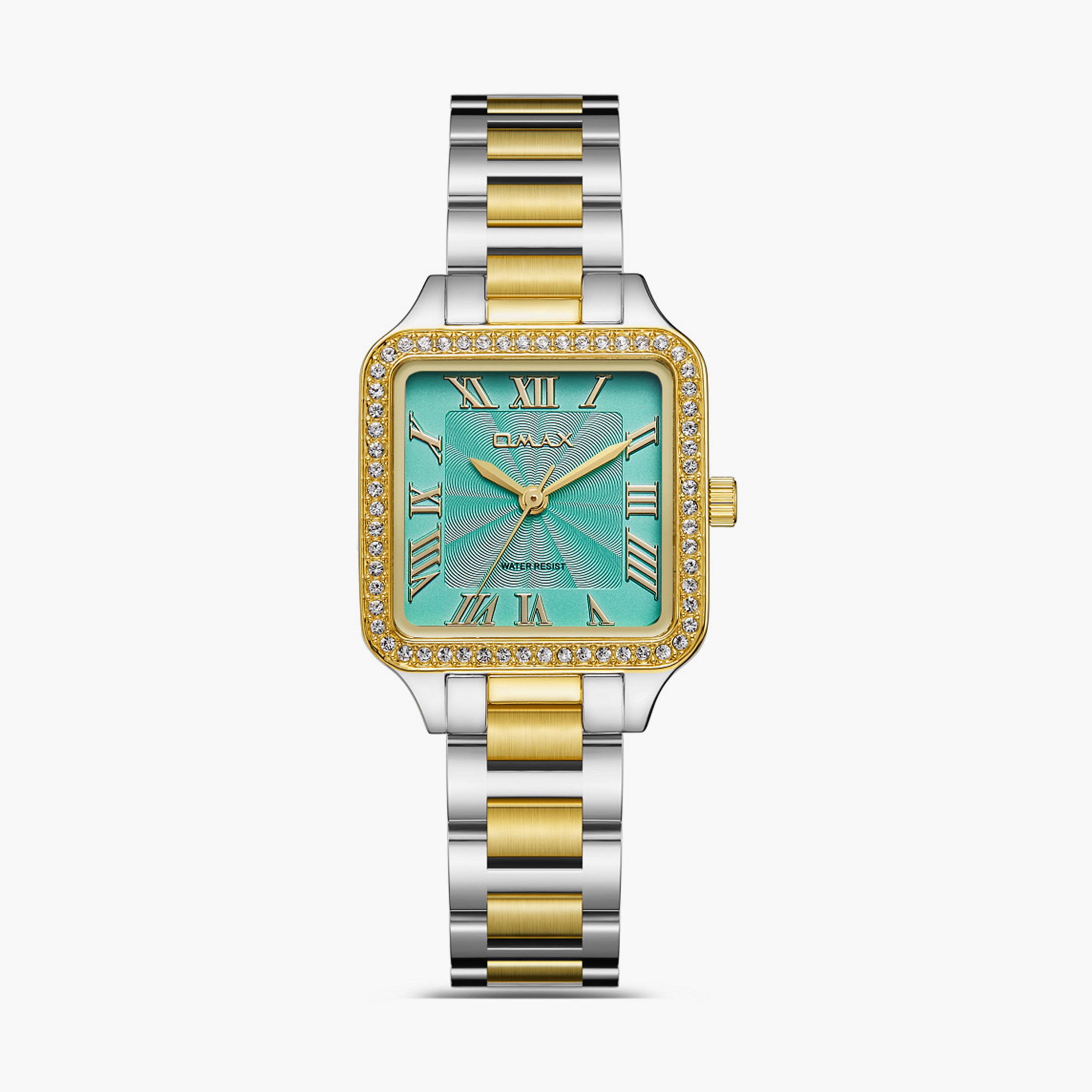 أوماكس- ساعة تناظرية   للنساء  سوار معدني  لون ذهبي   28مم | SQ-BS002GT1R-women-watchesandjewellery-watches-image-1