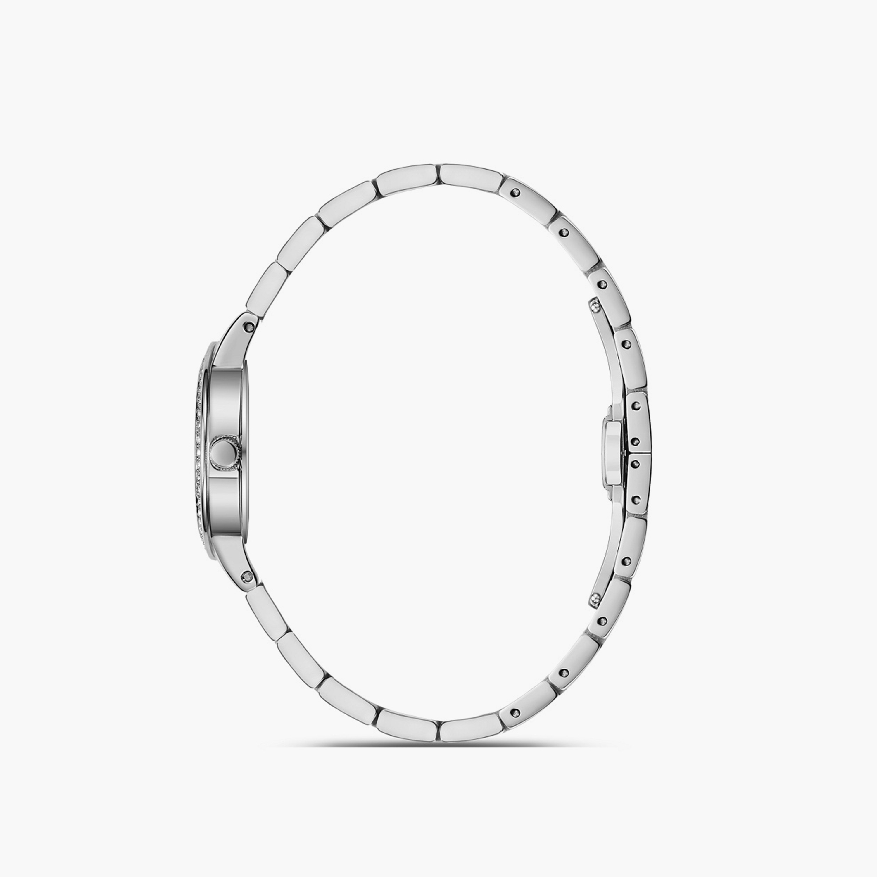 أوماكس- ساعة تناظرية   للنساء  سوار معدني  لون فضي   26مم | SQ-BS006PU3S-women-watchesandjewellery-watches-image-2