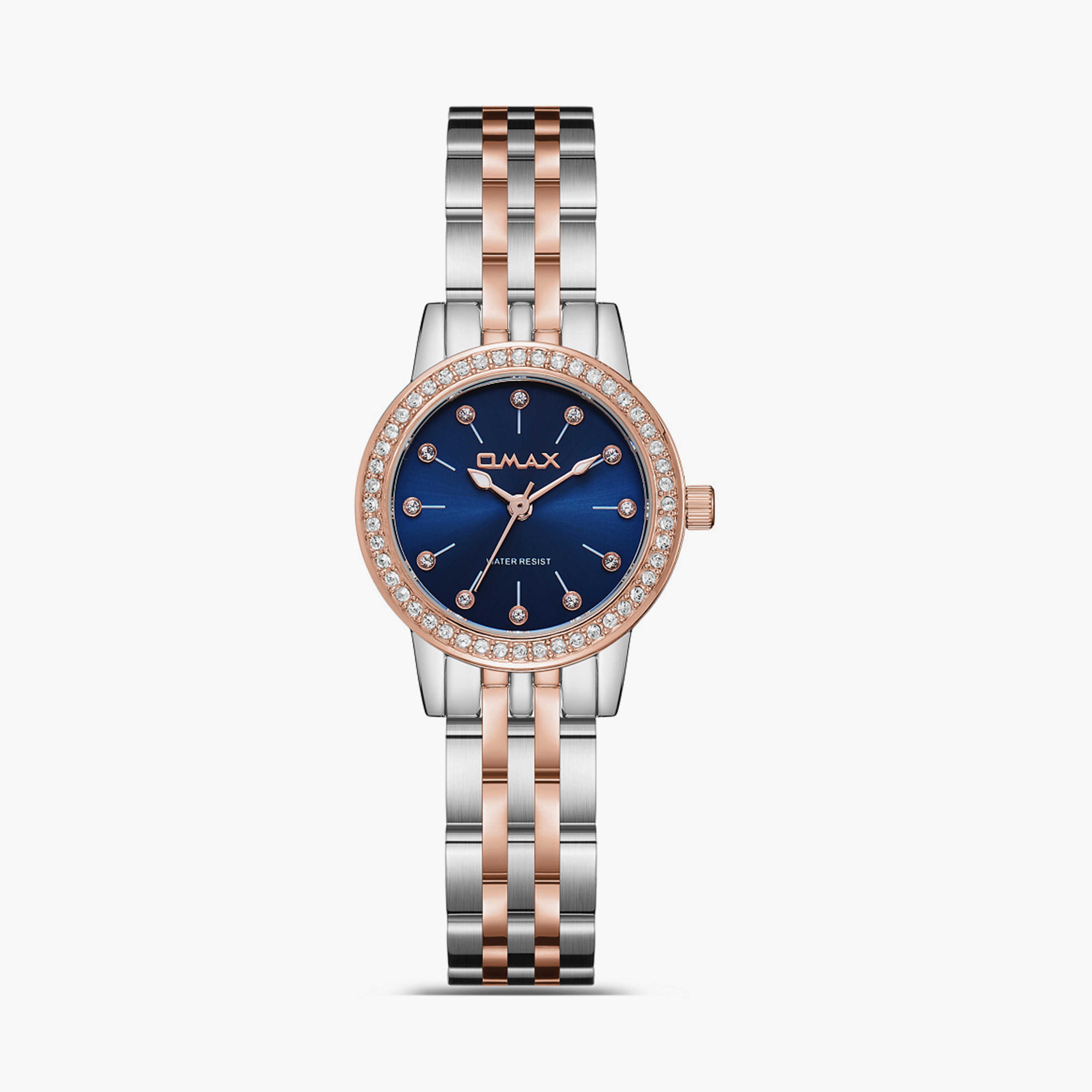 Omax Women's 26MM Gold Analog Metal Strap Watch | SQ-BS006CNSS-women-watchesandjewellery-watches-image-1