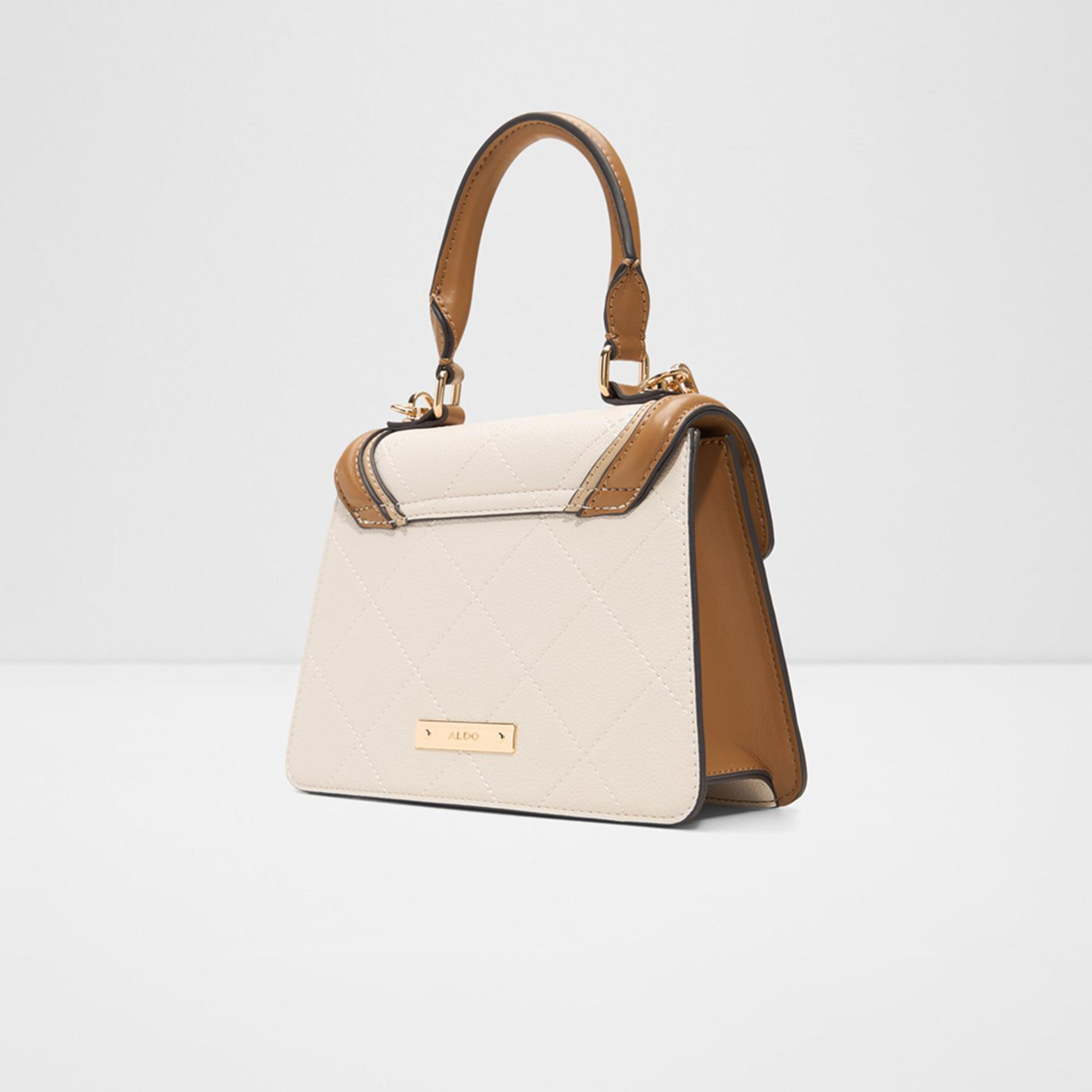 Aldo Emaline Monogram Top Handle Shoulder Bag with Twist Lock Closure and Chain Strap-women-bagsandwallets-handbags-image-5