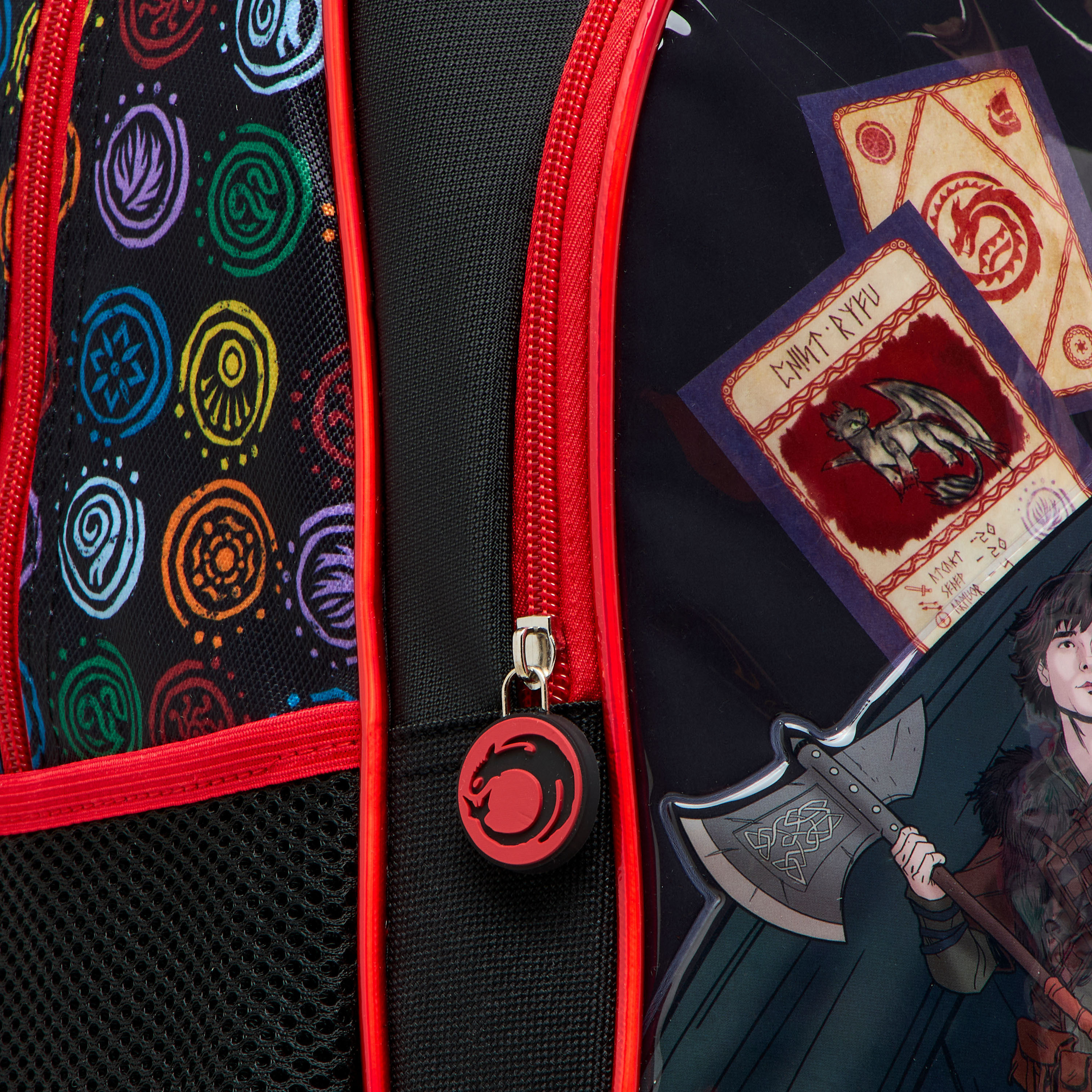 How to Train Your Dragon Print 5-Piece Trolley Backpack set - 16 inches-school-bagsandbackpacks-trolleybags-image-11