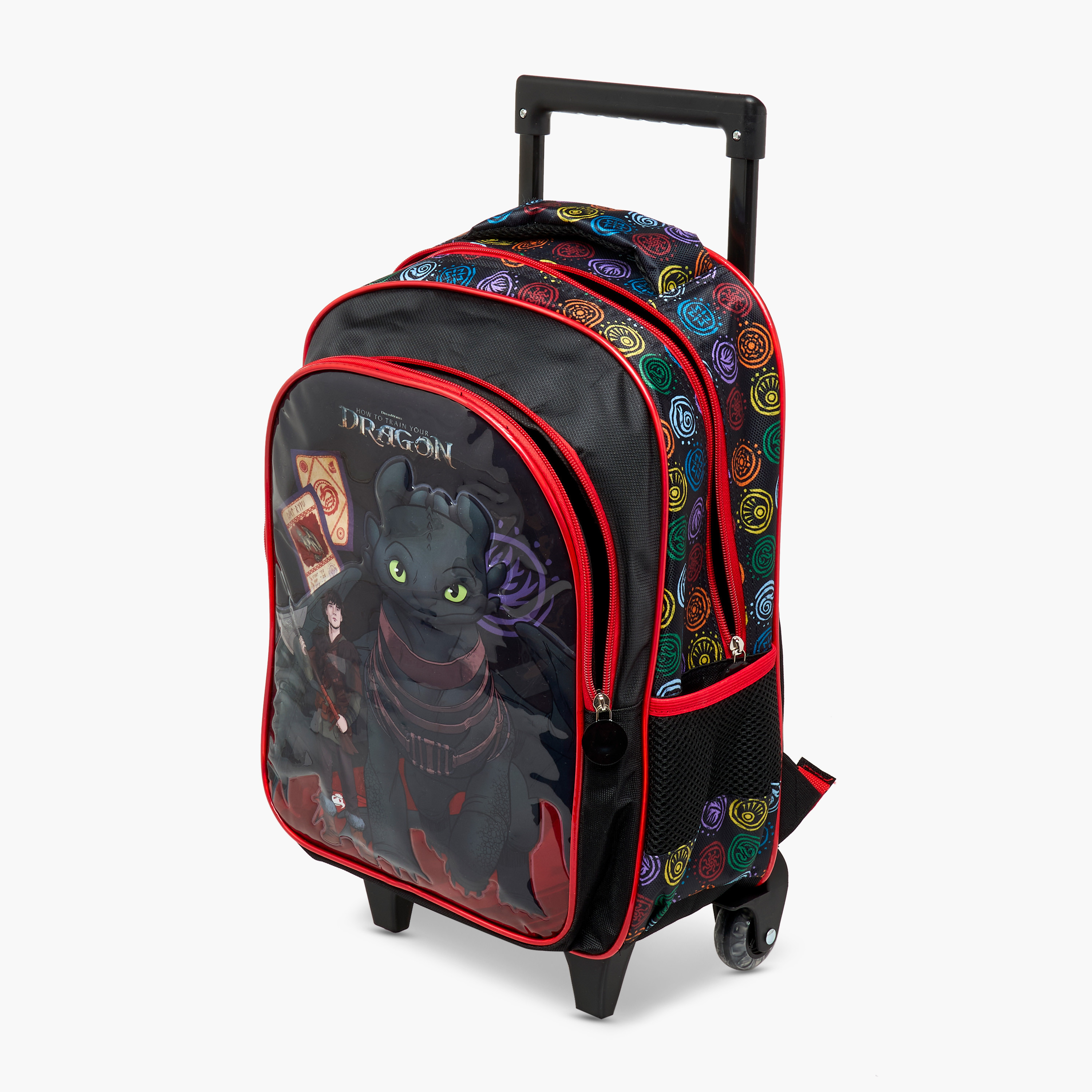 How to Train Your Dragon Print 5-Piece Trolley Backpack set - 16 inches-school-bagsandbackpacks-trolleybags-image-16