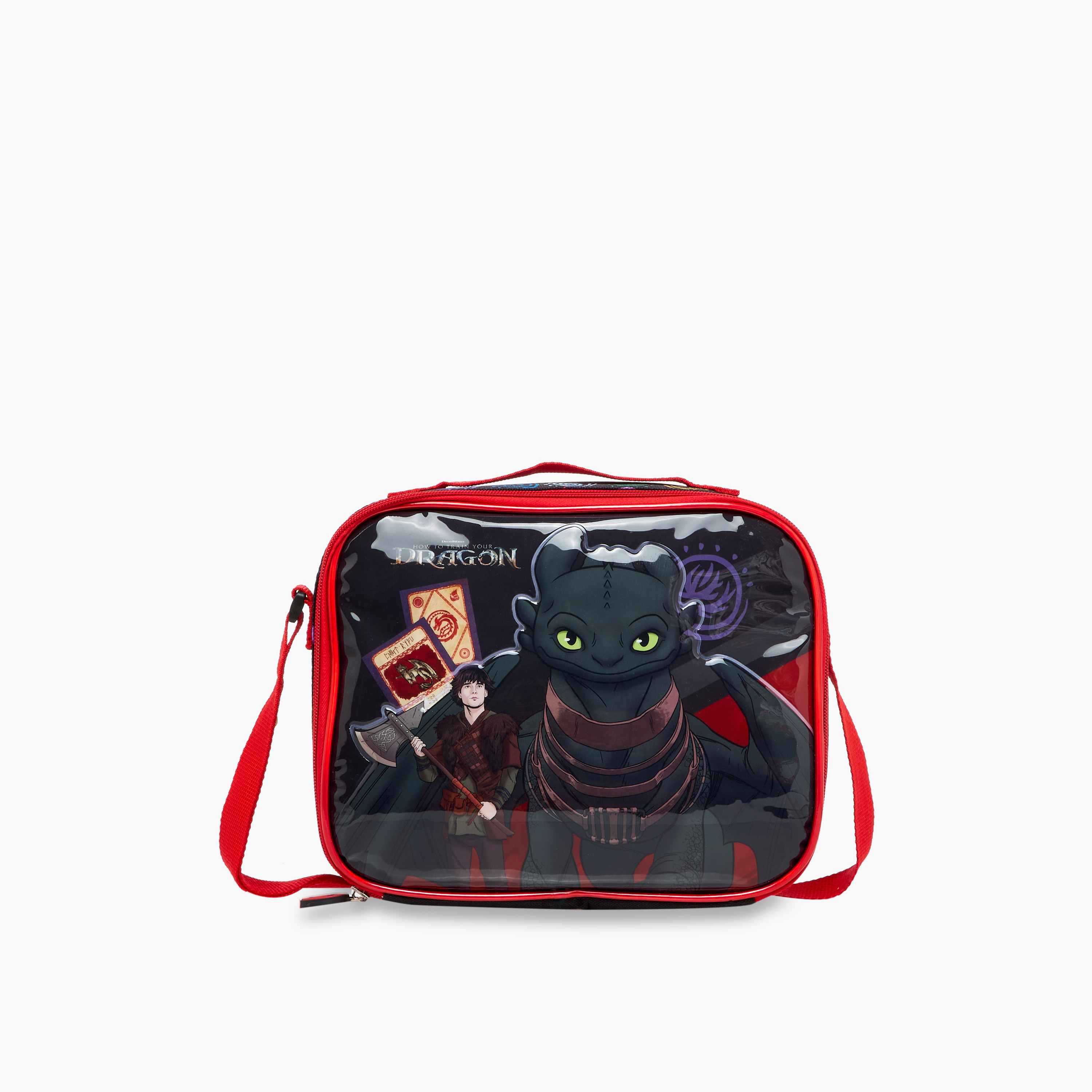 How to Train Your Dragon Print 5-Piece Trolley Backpack set - 16 inches-school-bagsandbackpacks-trolleybags-image-26