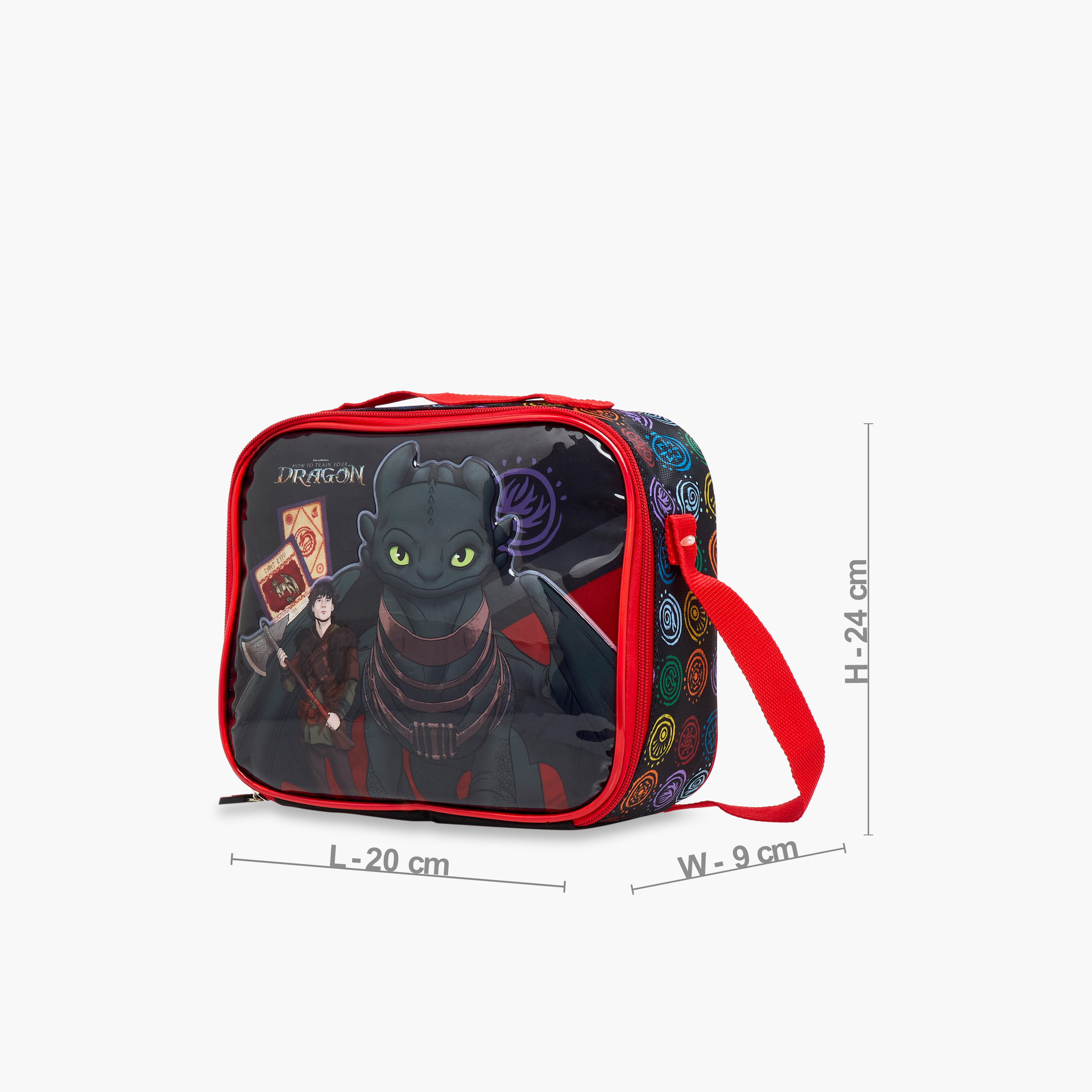 How to Train Your Dragon Print 5-Piece Trolley Backpack set - 16 inches-school-bagsandbackpacks-trolleybags-image-27