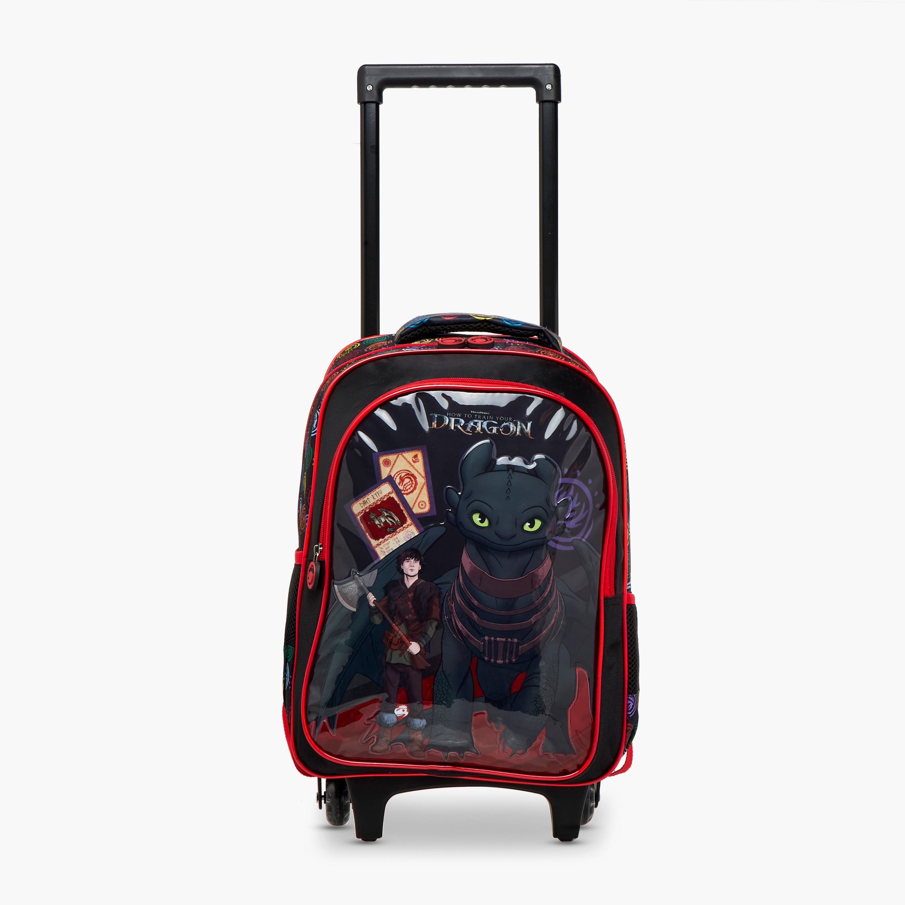 How to Train Your Dragon Print 5-Piece Trolley Backpack set - 16 inches-school-bagsandbackpacks-trolleybags-image-8