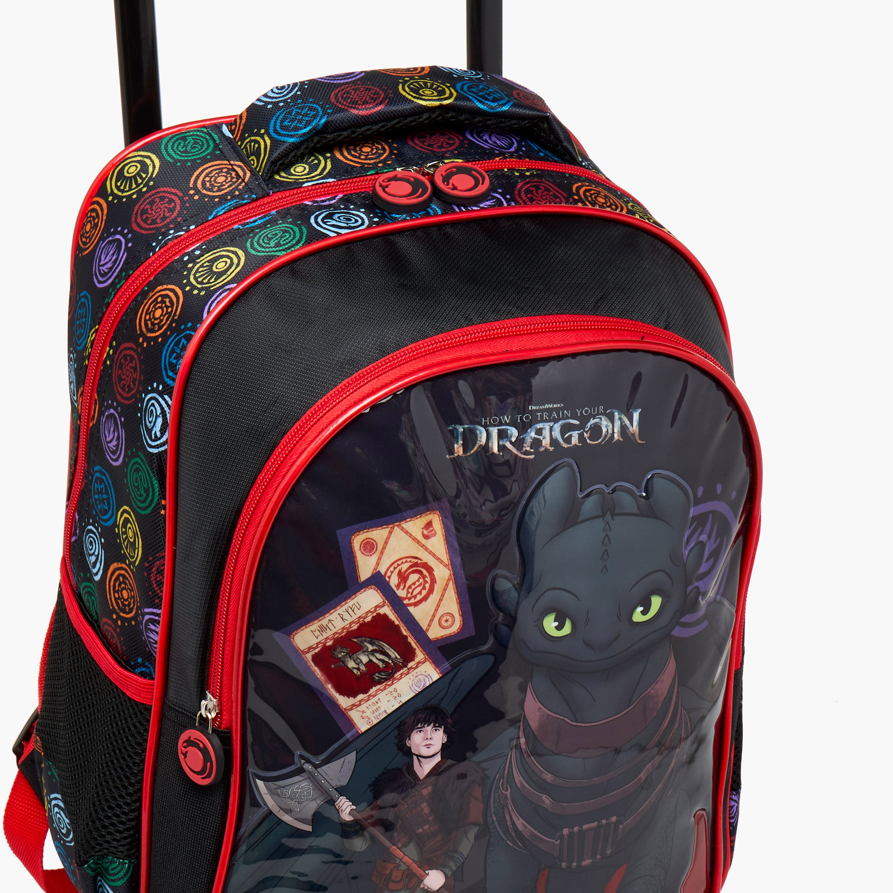 How to Train Your Dragon Print 5-Piece Trolley Backpack set - 16 inches-school-bagsandbackpacks-trolleybags-image-9