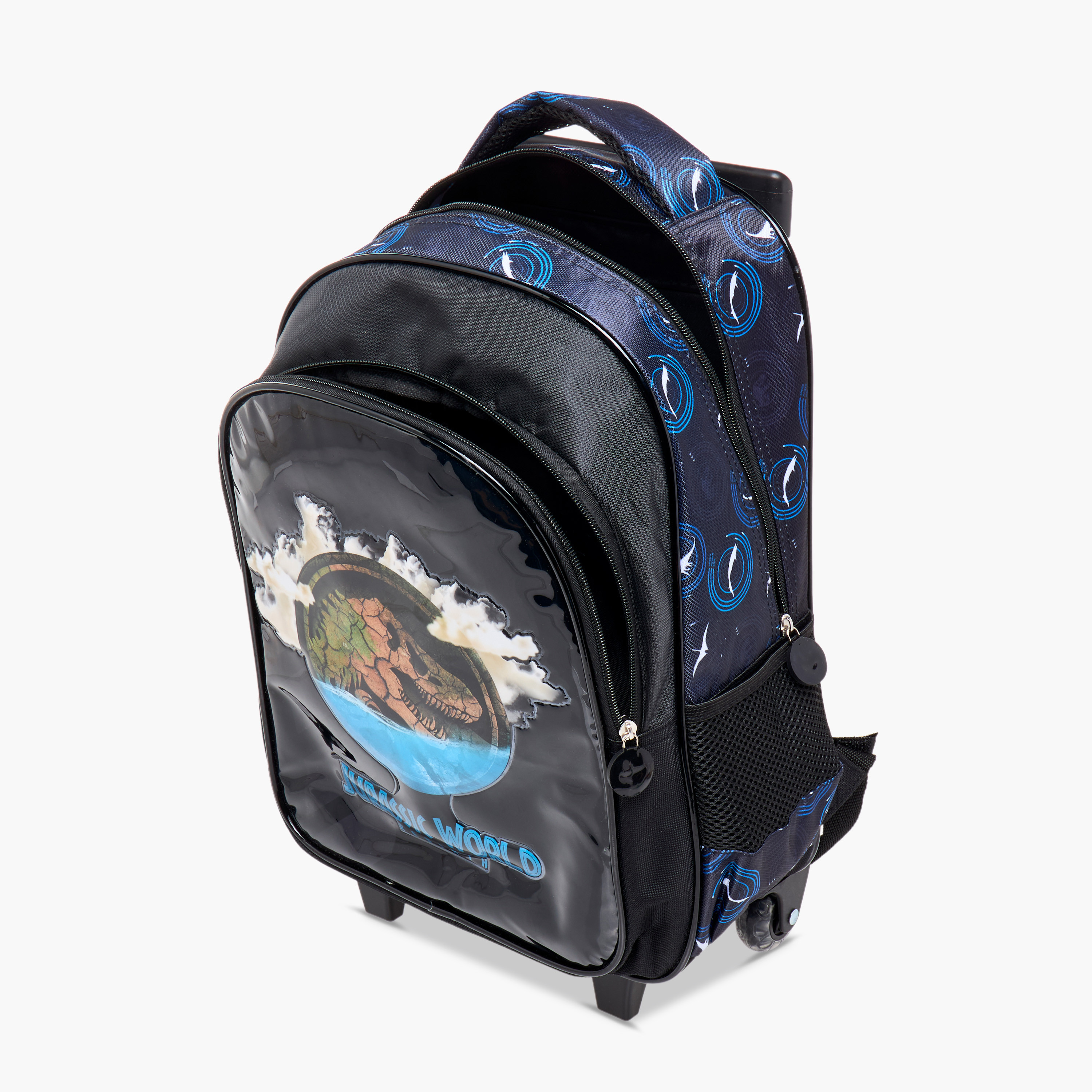 Jurassic World Print 5-Piece Trolley Backpack Set - 16 inches-school-bagsandbackpacks-trolleybags-image-13