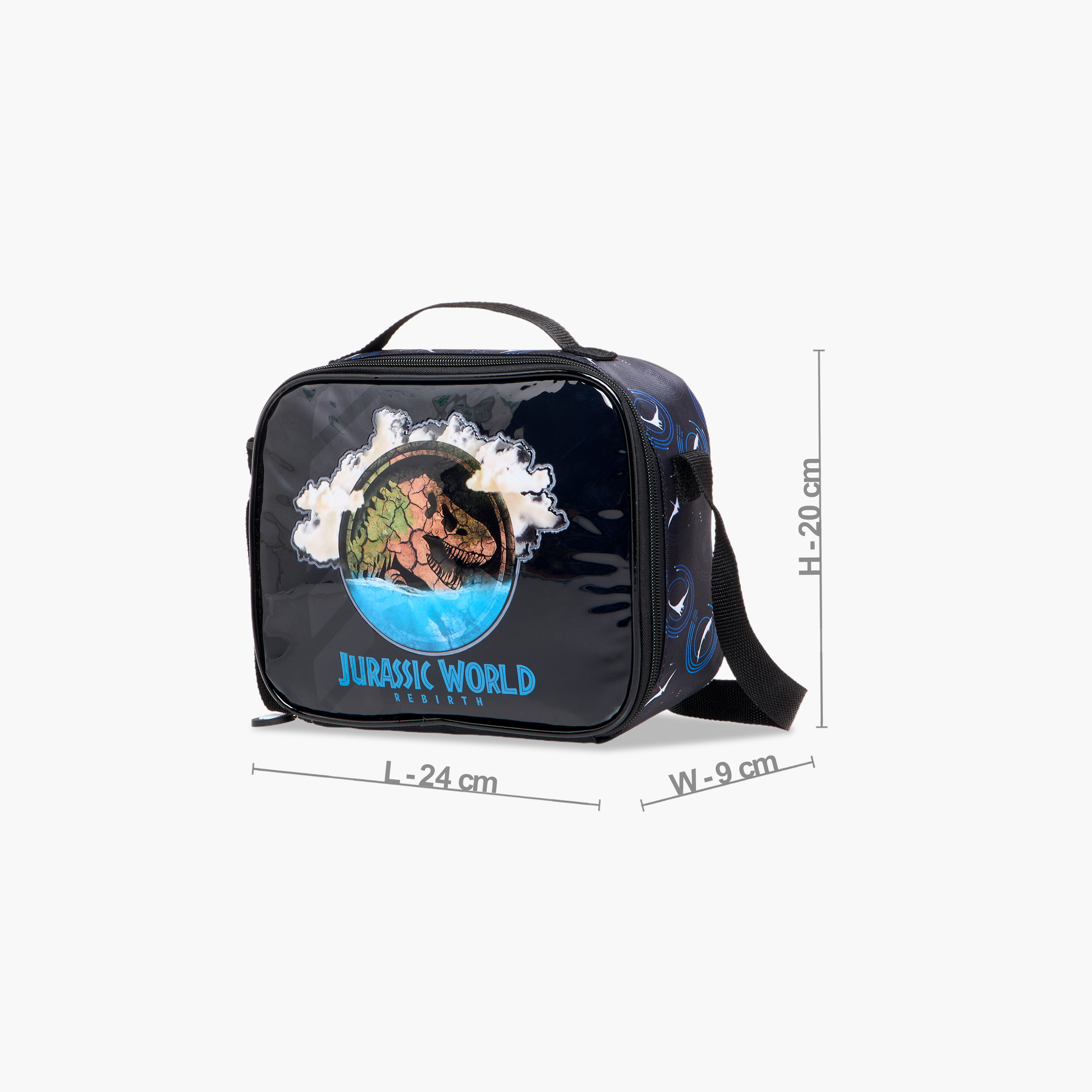 Jurassic World Print 5-Piece Trolley Backpack Set - 16 inches-school-bagsandbackpacks-trolleybags-image-17