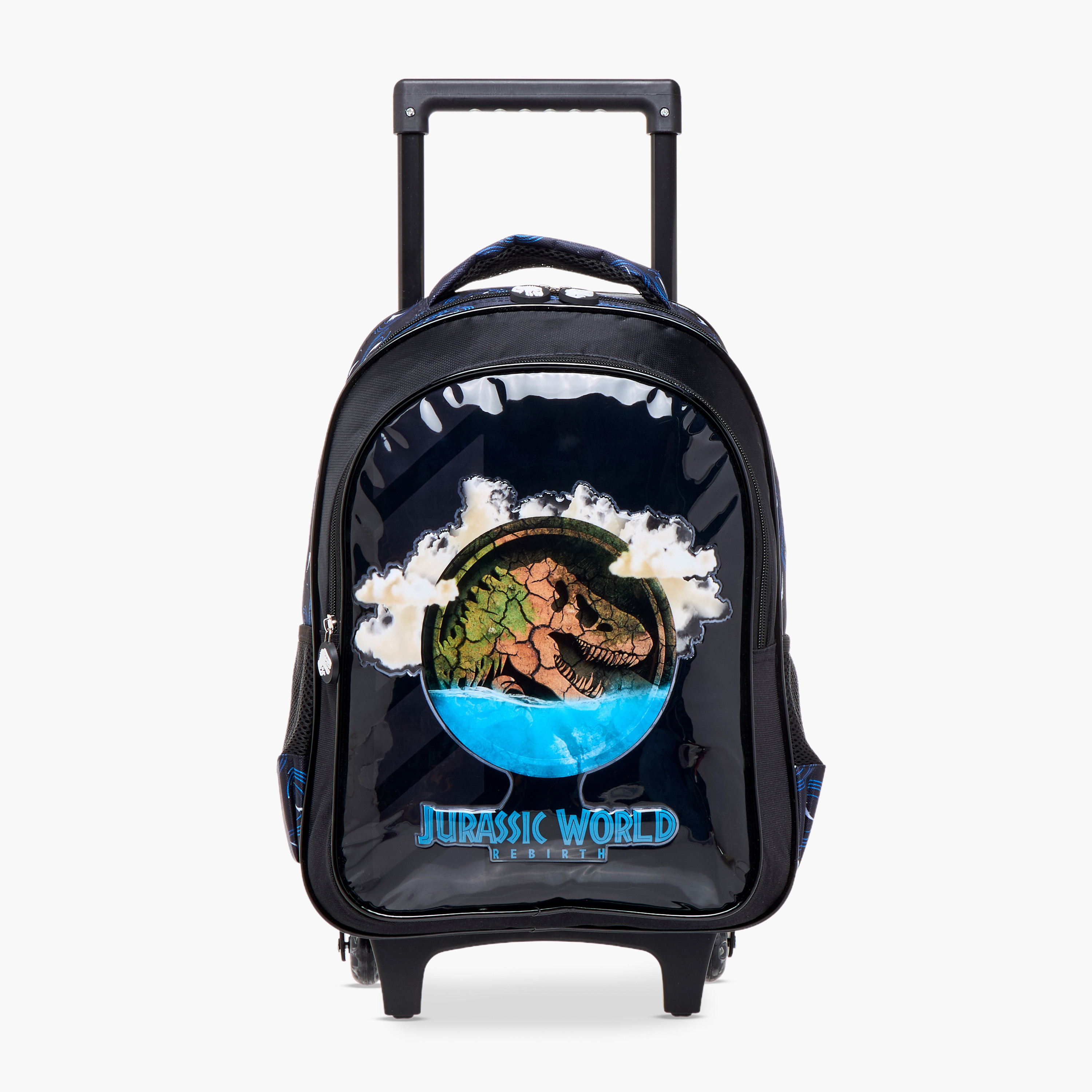 Jurassic World Print 5-Piece Trolley Backpack Set - 16 inches-school-bagsandbackpacks-trolleybags-image-2