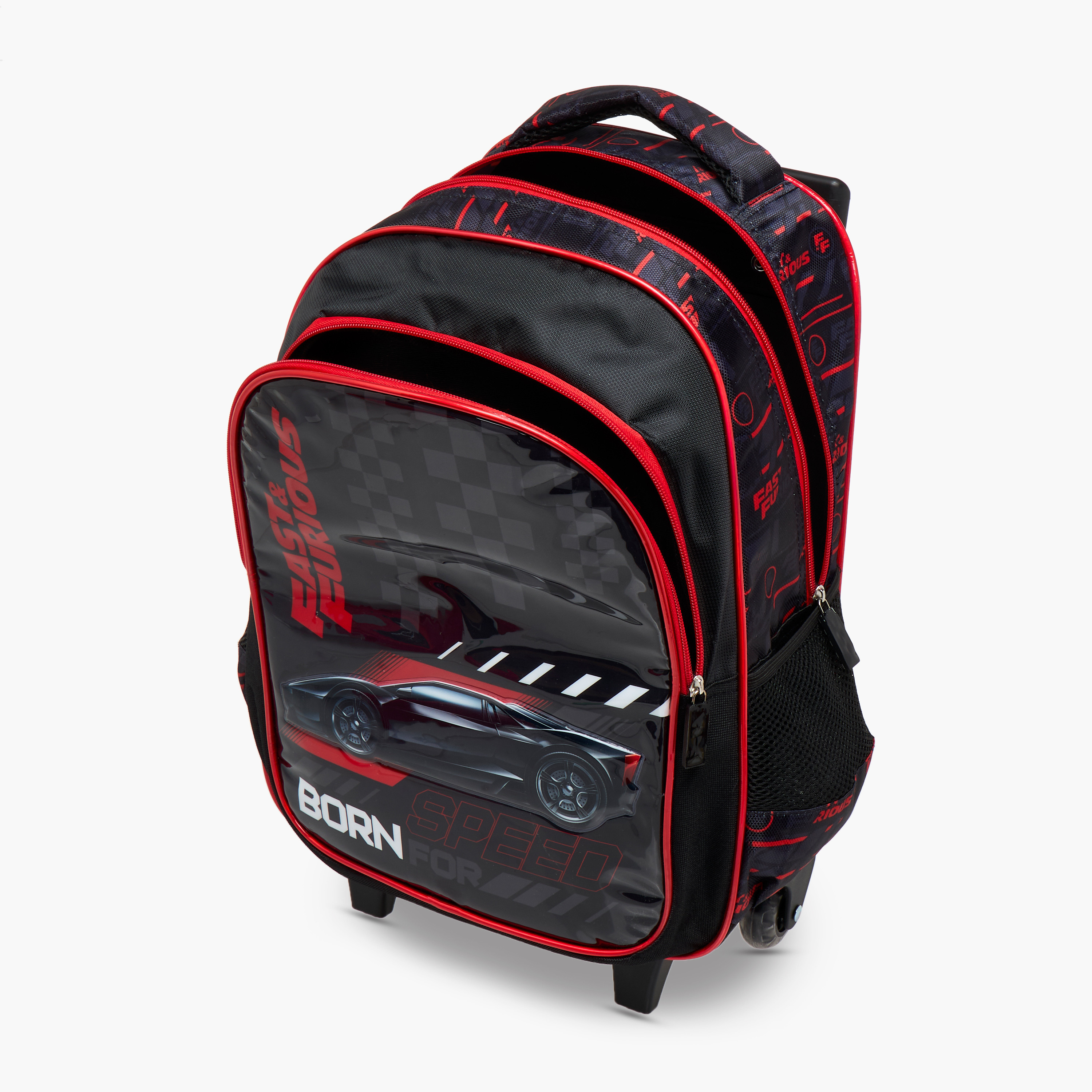 طقم شنطة ظهر ترولي 5 قطع بطبعات - 16 بوصة-school-bagsandbackpacks-trolleybags-image-14