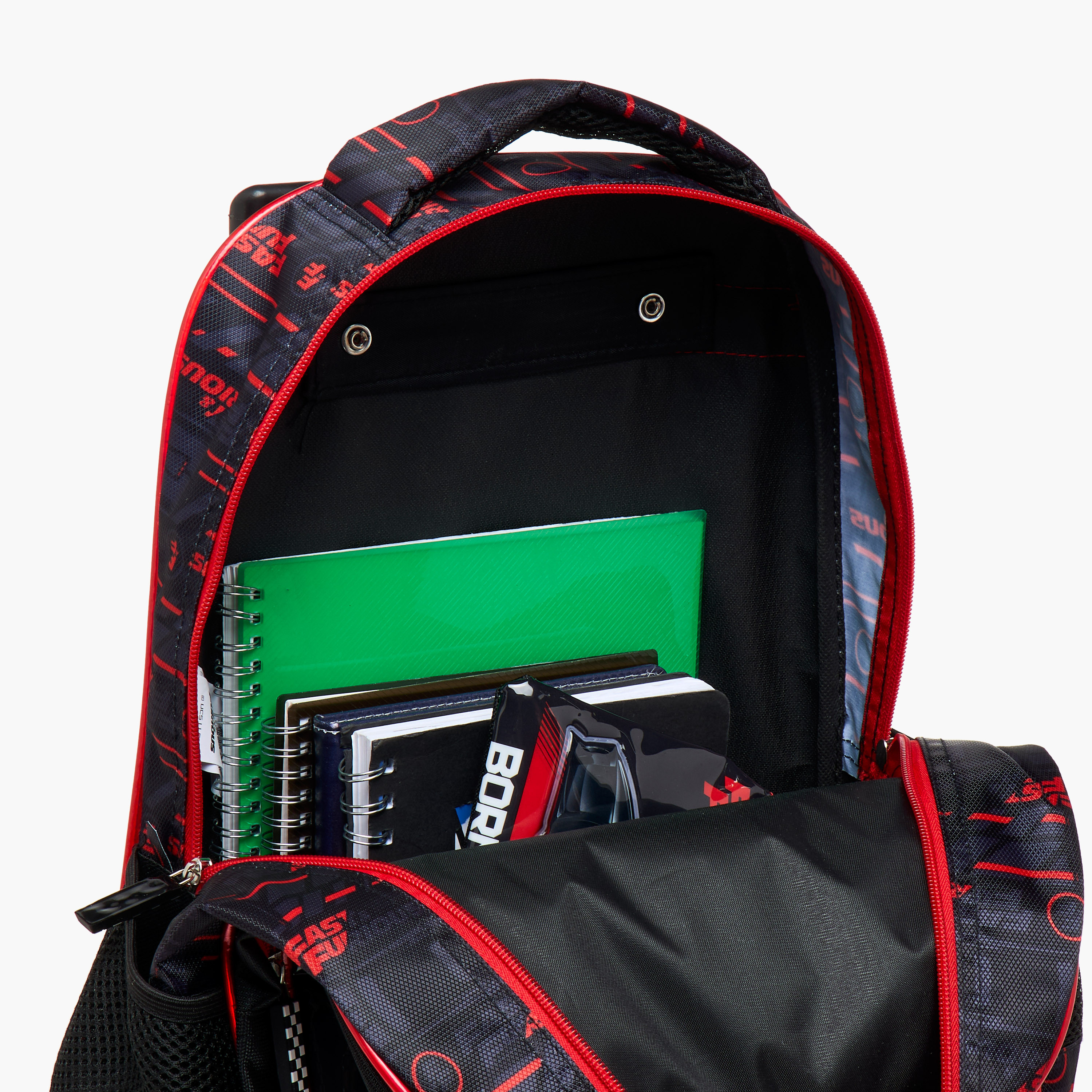 طقم شنطة ظهر ترولي 5 قطع بطبعات - 16 بوصة-school-bagsandbackpacks-trolleybags-image-16