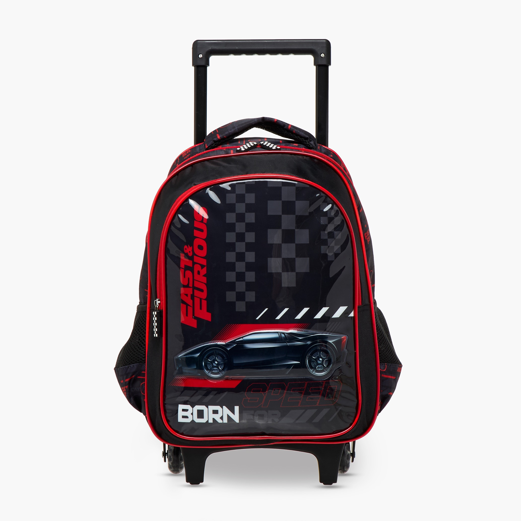 طقم شنطة ظهر ترولي 5 قطع بطبعات - 16 بوصة-school-bagsandbackpacks-trolleybags-image-2