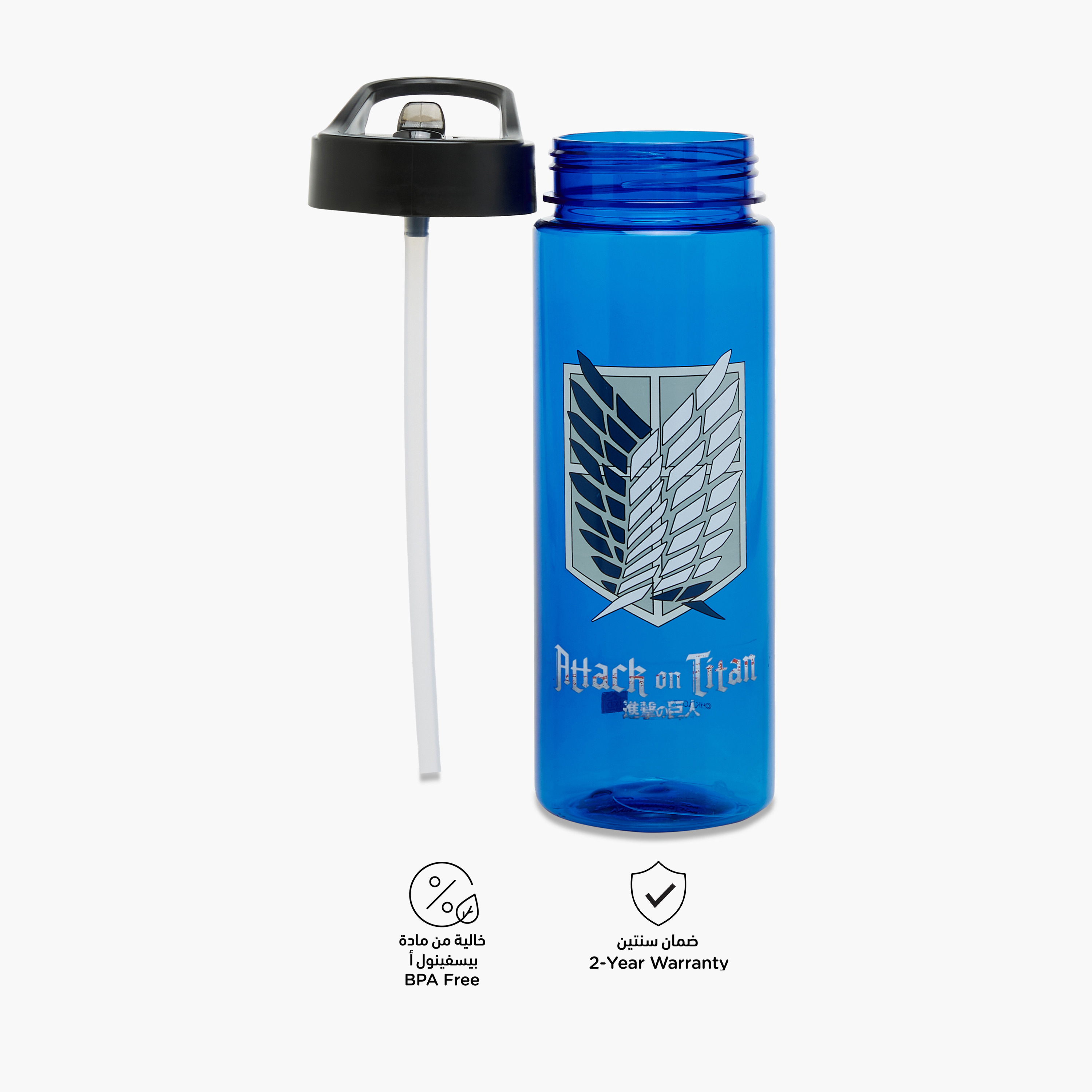 Pikaboom Attack on Titan Print Water Bottle - 650 ml-school-waterbottles-image-4