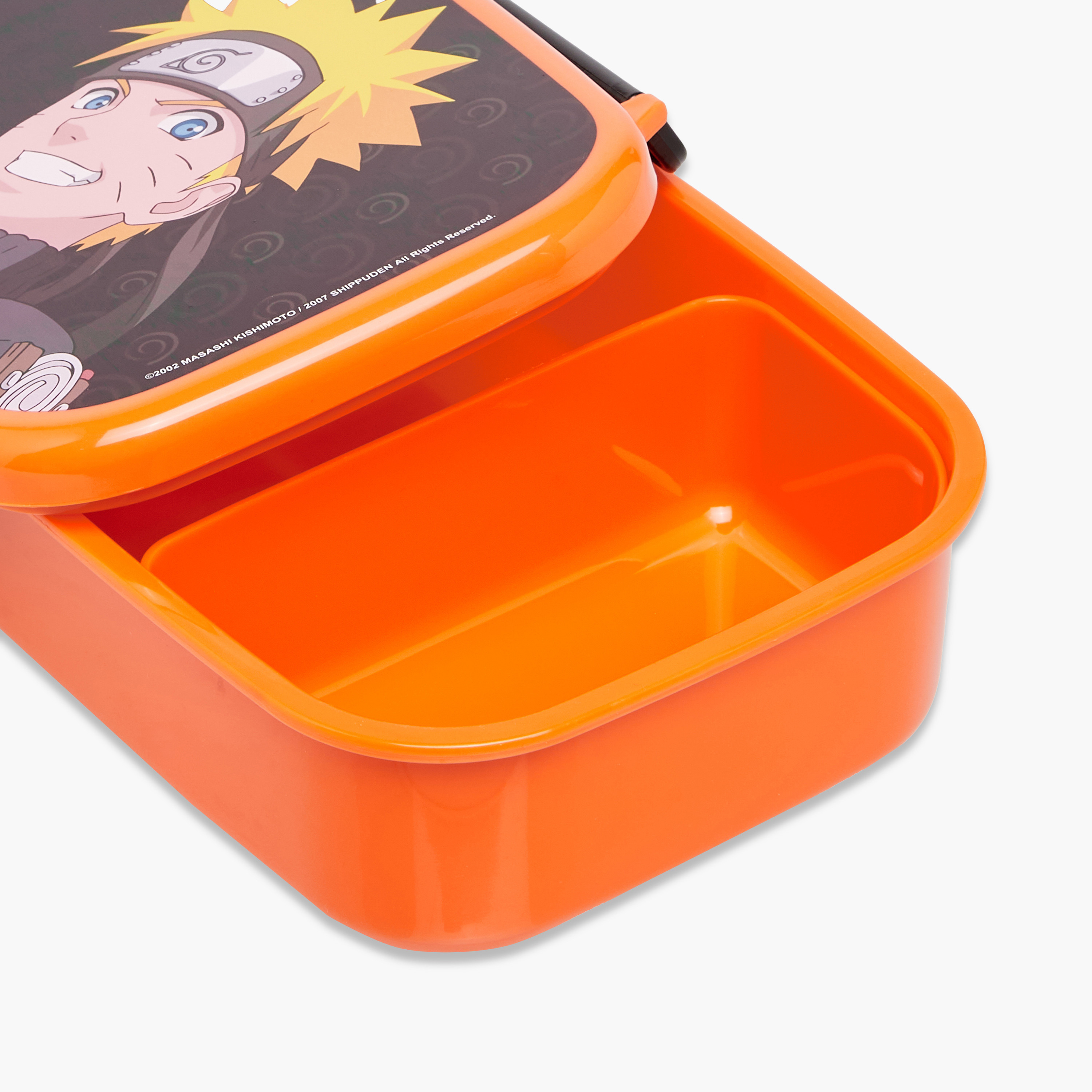 TV Tokyo Naruto Print Lunch Box with Clip Lock Closure-school-lunchessentials-lunchboxes-image-5