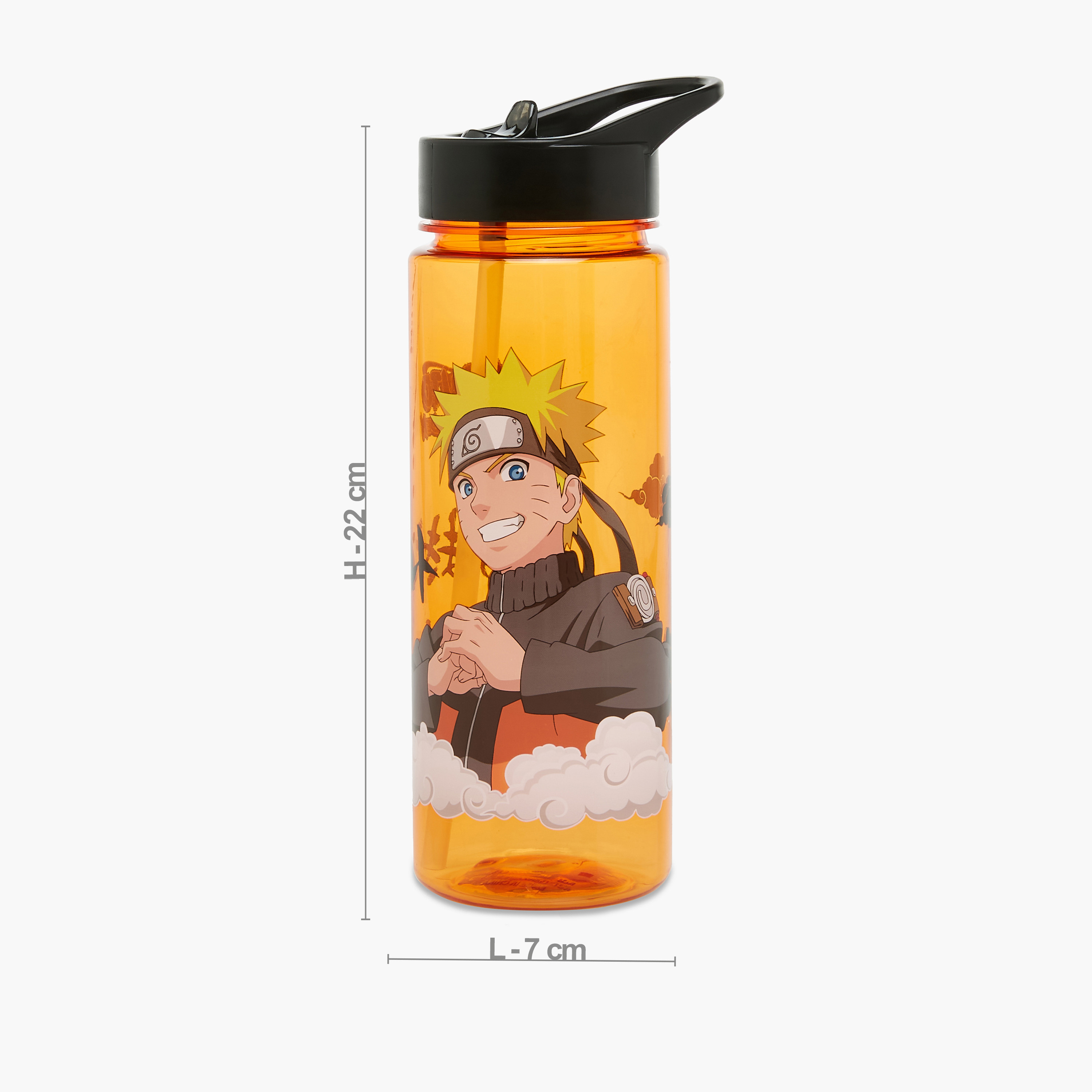 TV Tokyo Naruto Print Water Bottle - 650 ml-school-waterbottles-image-2