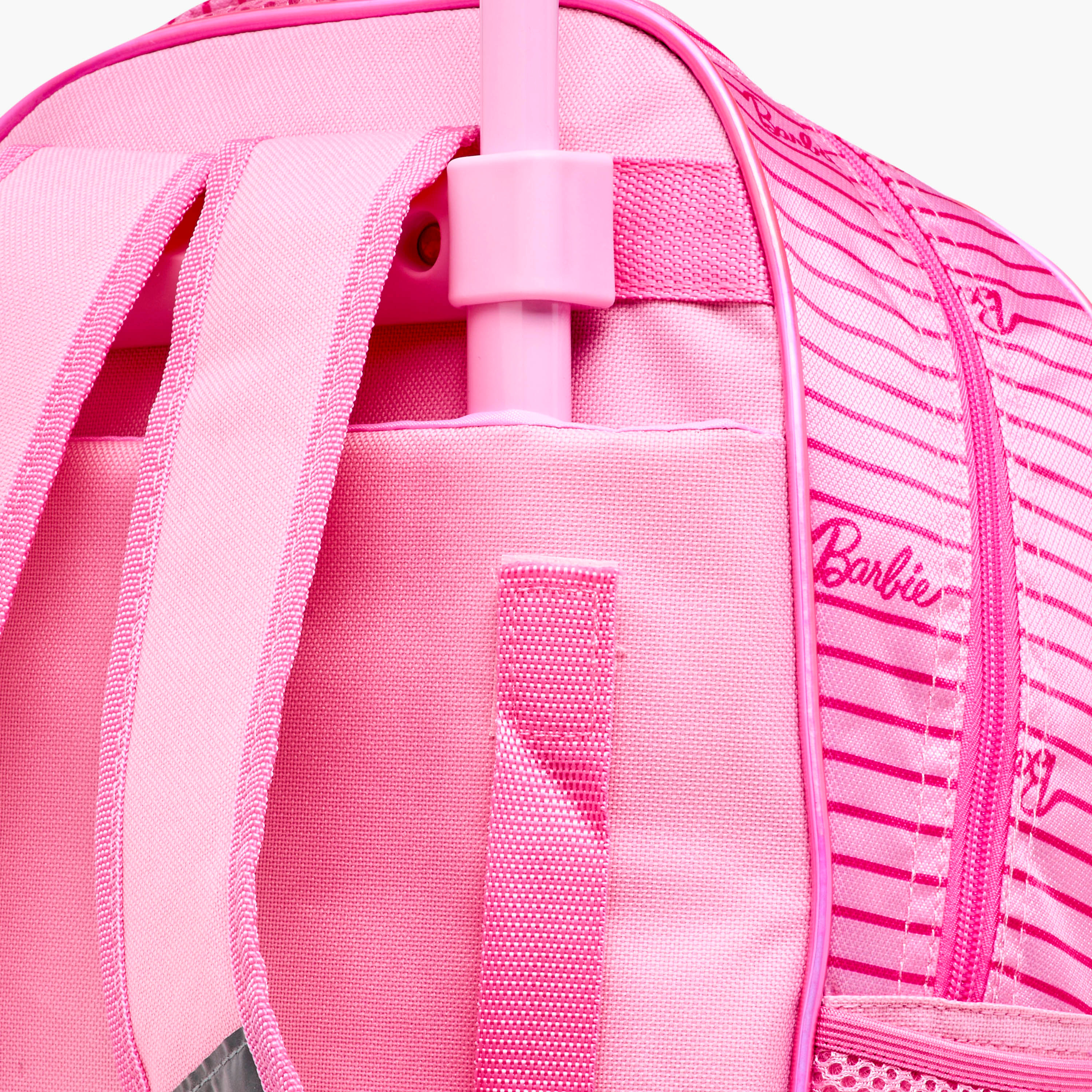 Barbie 5-Piece Printed Trolley Backpack Set - 18 inches-school-bagsandbackpacks-trolleybags-image-10