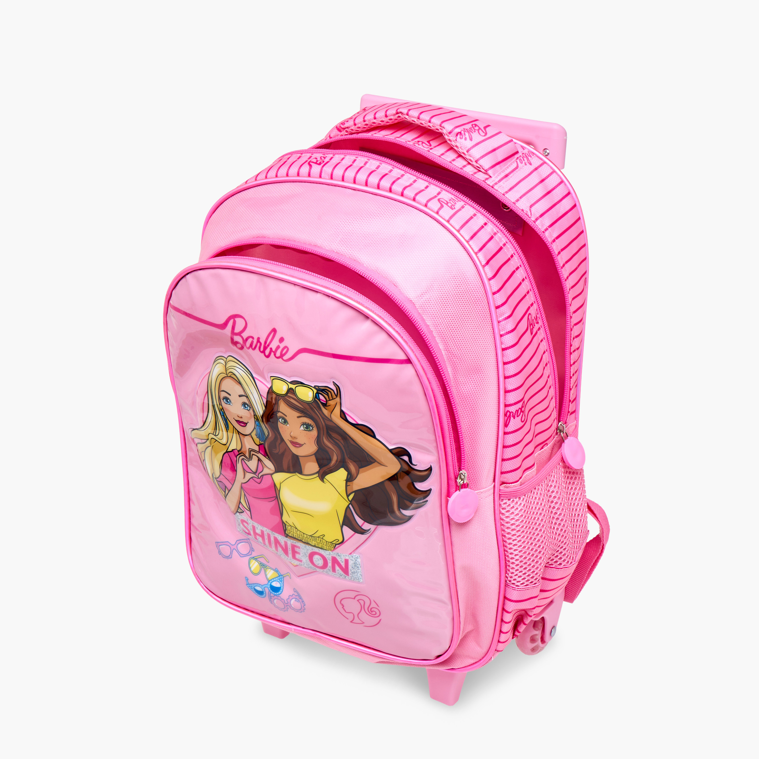 Barbie 5-Piece Printed Trolley Backpack Set - 18 inches-school-bagsandbackpacks-trolleybags-image-14