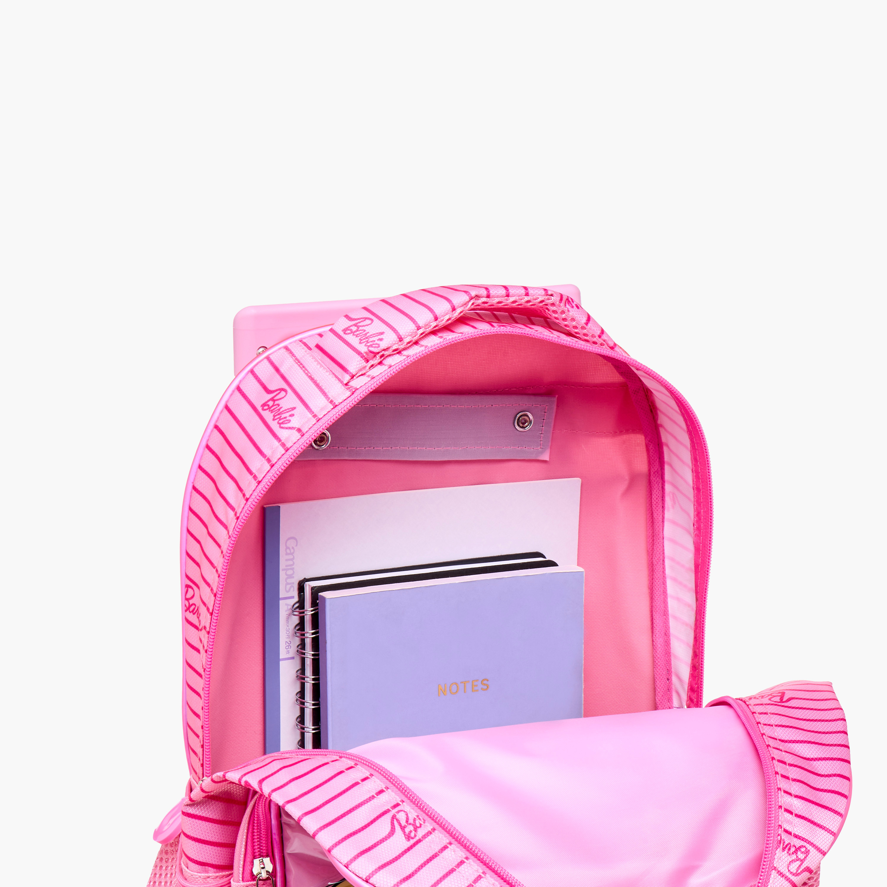 Barbie 5-Piece Printed Trolley Backpack Set - 18 inches-school-bagsandbackpacks-trolleybags-image-15