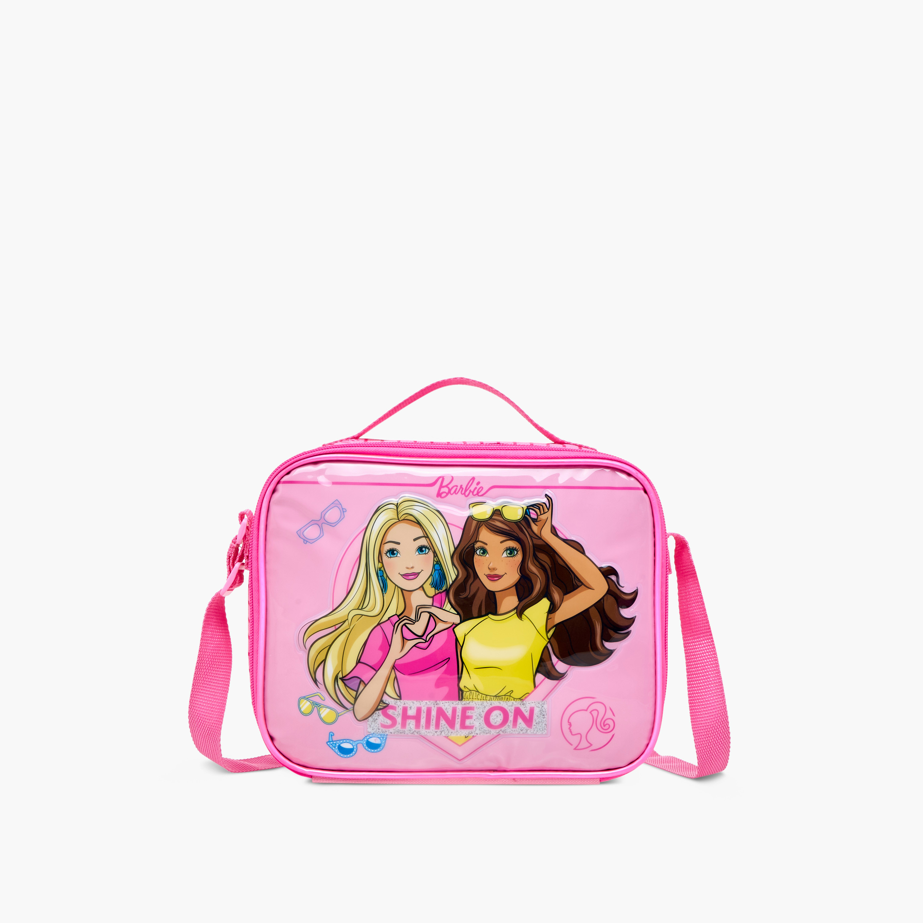 Barbie 5-Piece Printed Trolley Backpack Set - 18 inches-school-bagsandbackpacks-trolleybags-image-16