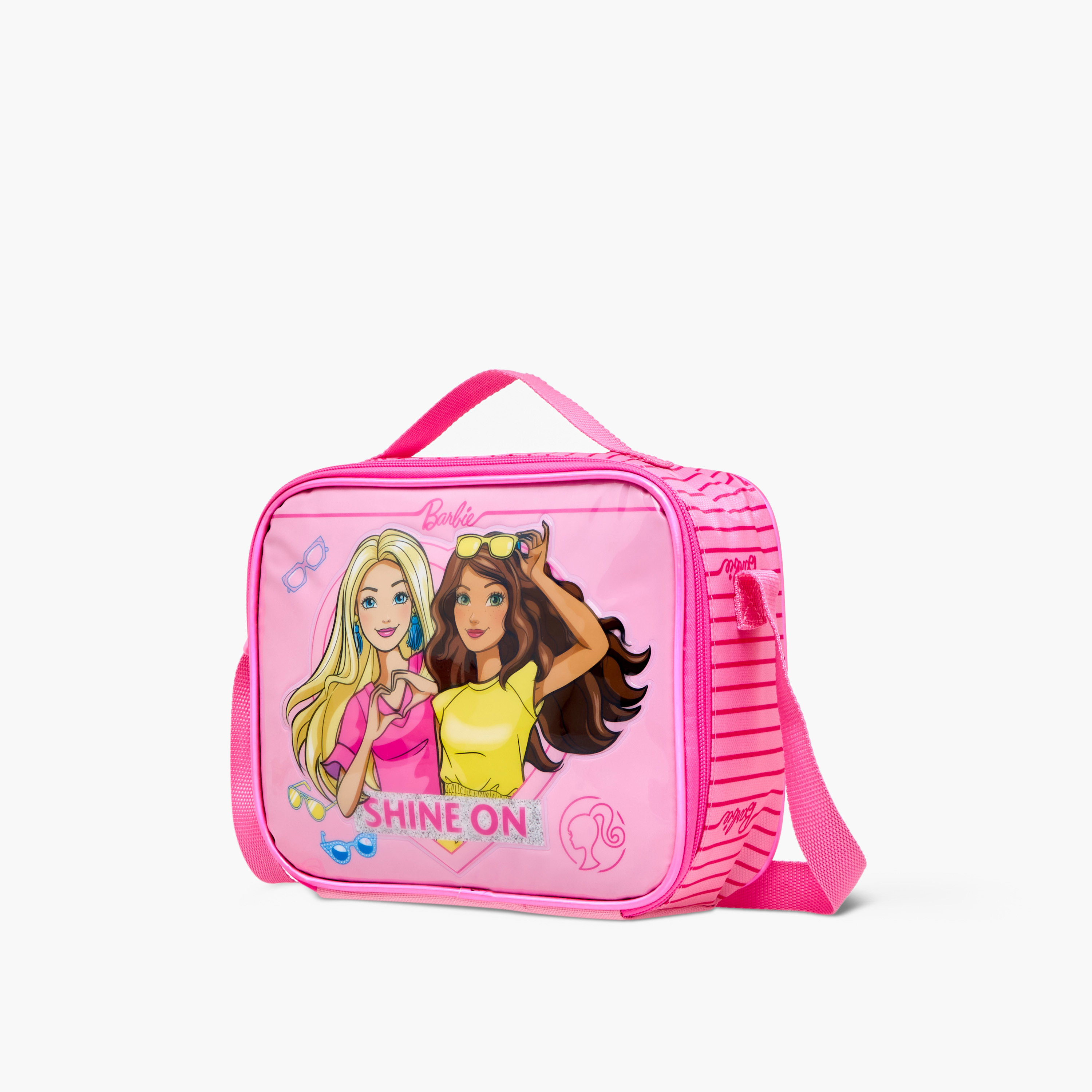Barbie 5-Piece Printed Trolley Backpack Set - 18 inches-school-bagsandbackpacks-trolleybags-image-17