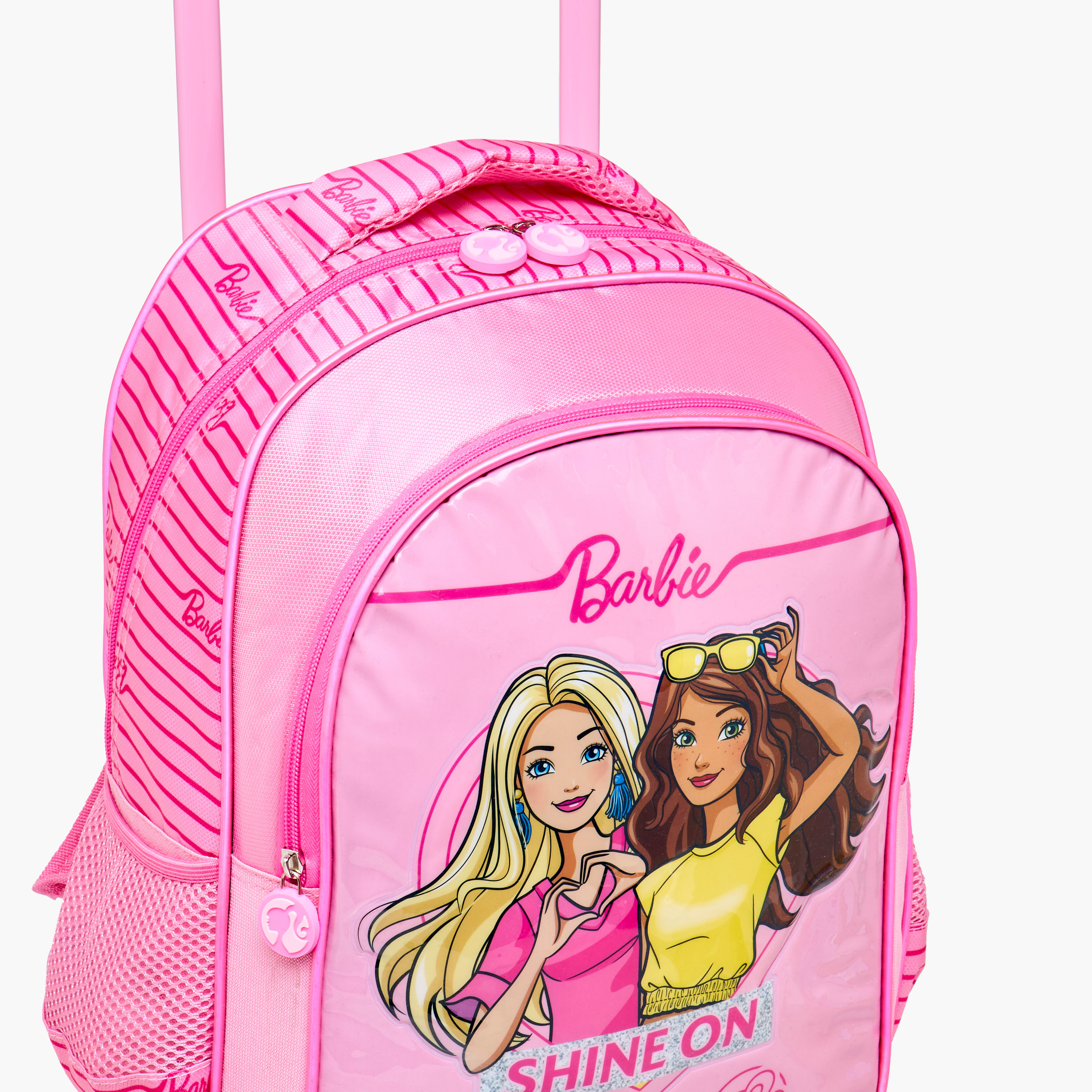 Barbie 5-Piece Printed Trolley Backpack Set - 18 inches-school-bagsandbackpacks-trolleybags-image-7