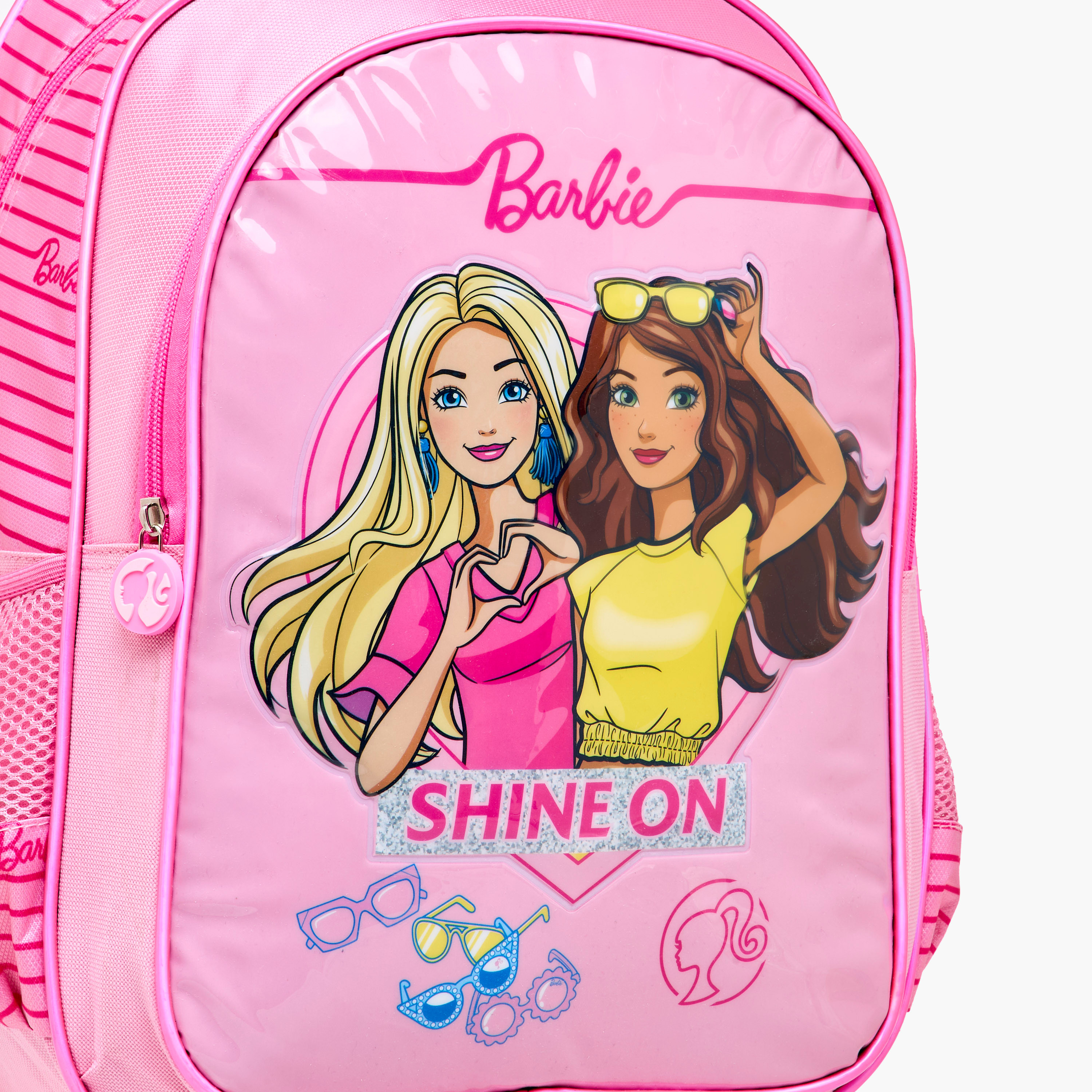 Barbie 5-Piece Printed Trolley Backpack Set - 18 inches-school-bagsandbackpacks-trolleybags-image-8