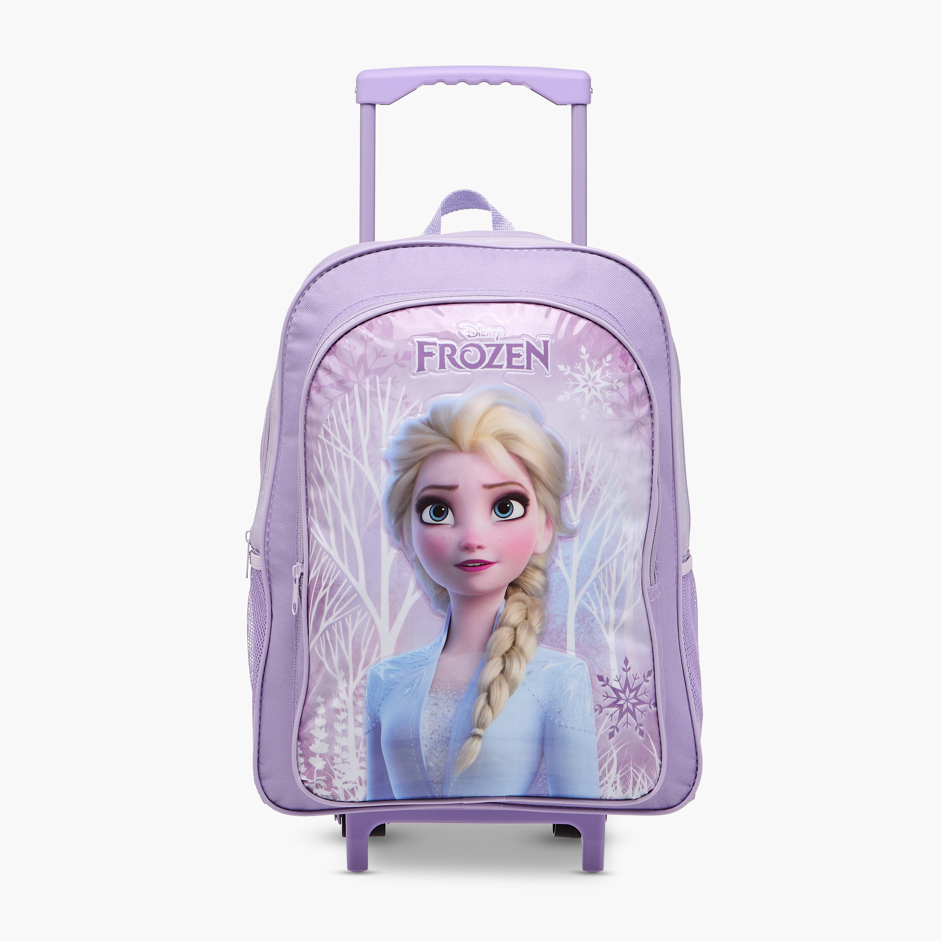 Disney Frozen 5-Piece School Trolley Bag Set for Girls 5-8 Years with Lunch Bag and Pencil Pouch -school-bagsandbackpacks-trolleybags-image-3