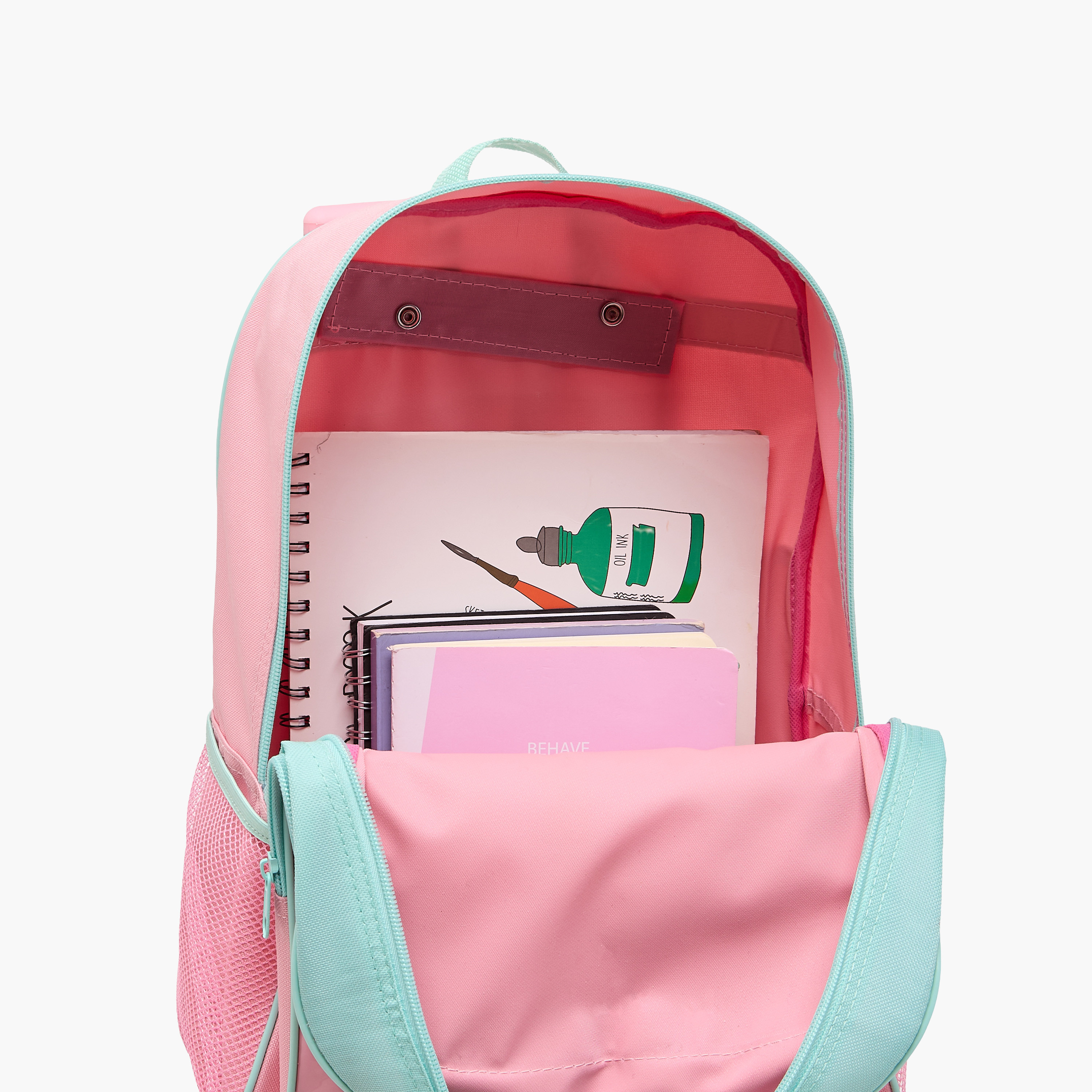 طقم شنطة ترولي مدرسية 5 قطع للبنات 5-8 سنوات مع شنطة غداء ومقلمة بتصميم هالو كيتي -school-bagsandbackpacks-trolleybags-image-17