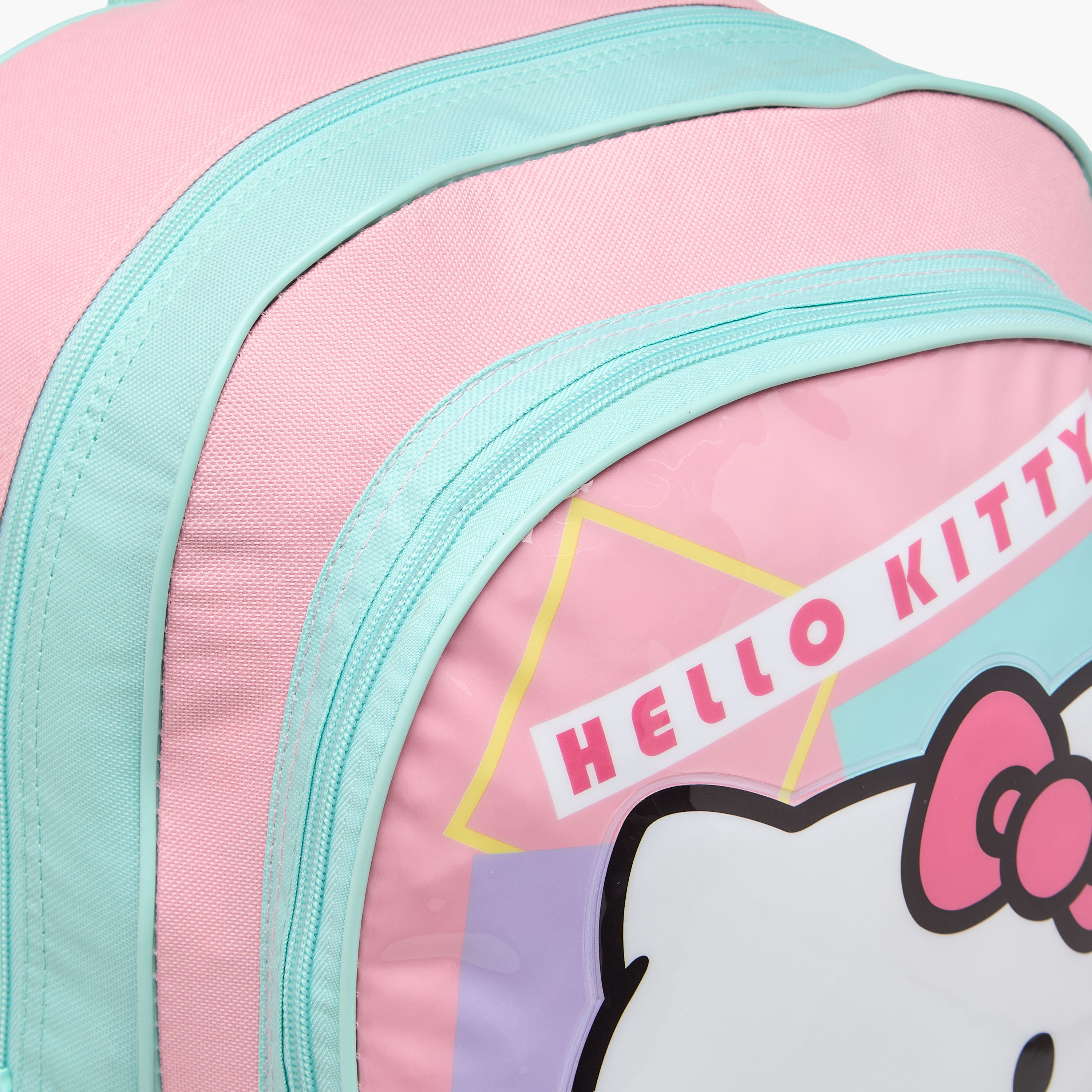 طقم شنطة ترولي مدرسية 5 قطع للبنات 5-8 سنوات مع شنطة غداء ومقلمة بتصميم هالو كيتي -school-bagsandbackpacks-trolleybags-image-30