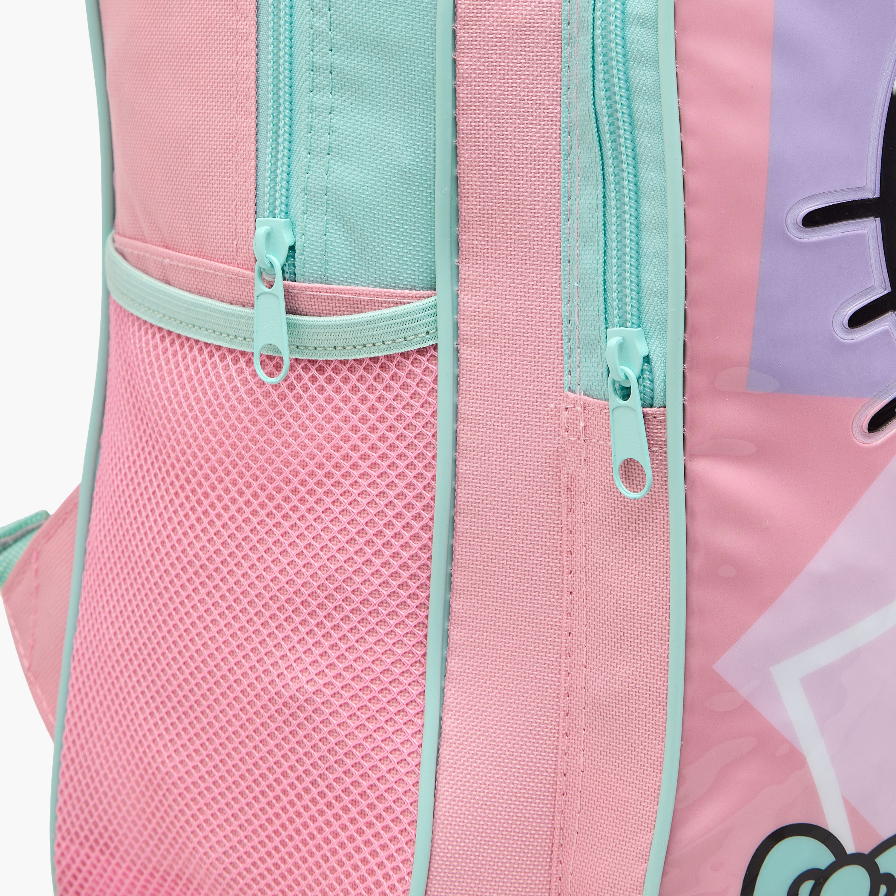 طقم شنطة ترولي مدرسية 5 قطع للبنات 5-8 سنوات مع شنطة غداء ومقلمة بتصميم هالو كيتي -school-bagsandbackpacks-trolleybags-image-12