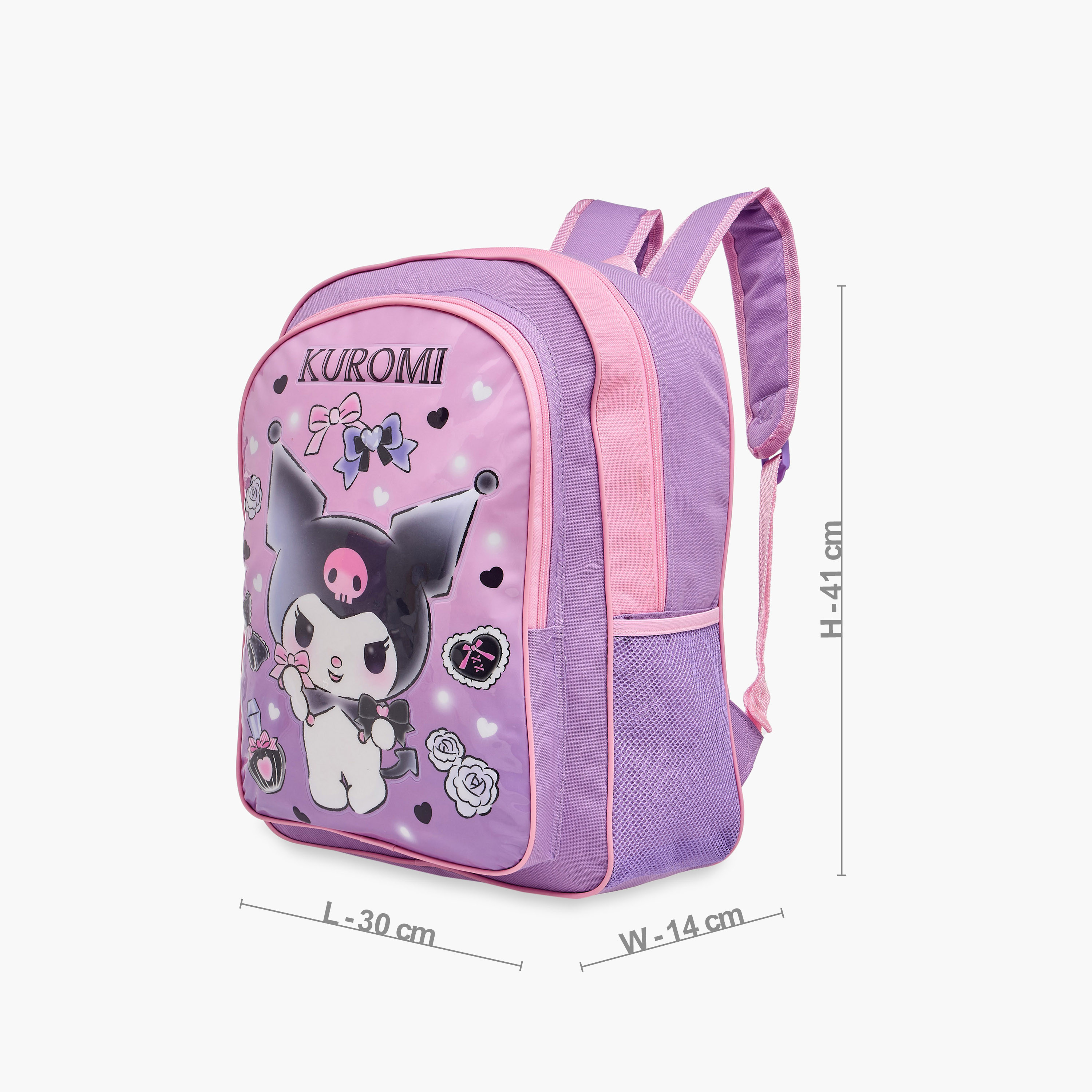 Hello Kitty Kuromi 5-Piece School Backpack Set for Girls 5-8 Years with Lunch Bag and Pencil Pouch -school-bagsandbackpacks-backpacks-image-4