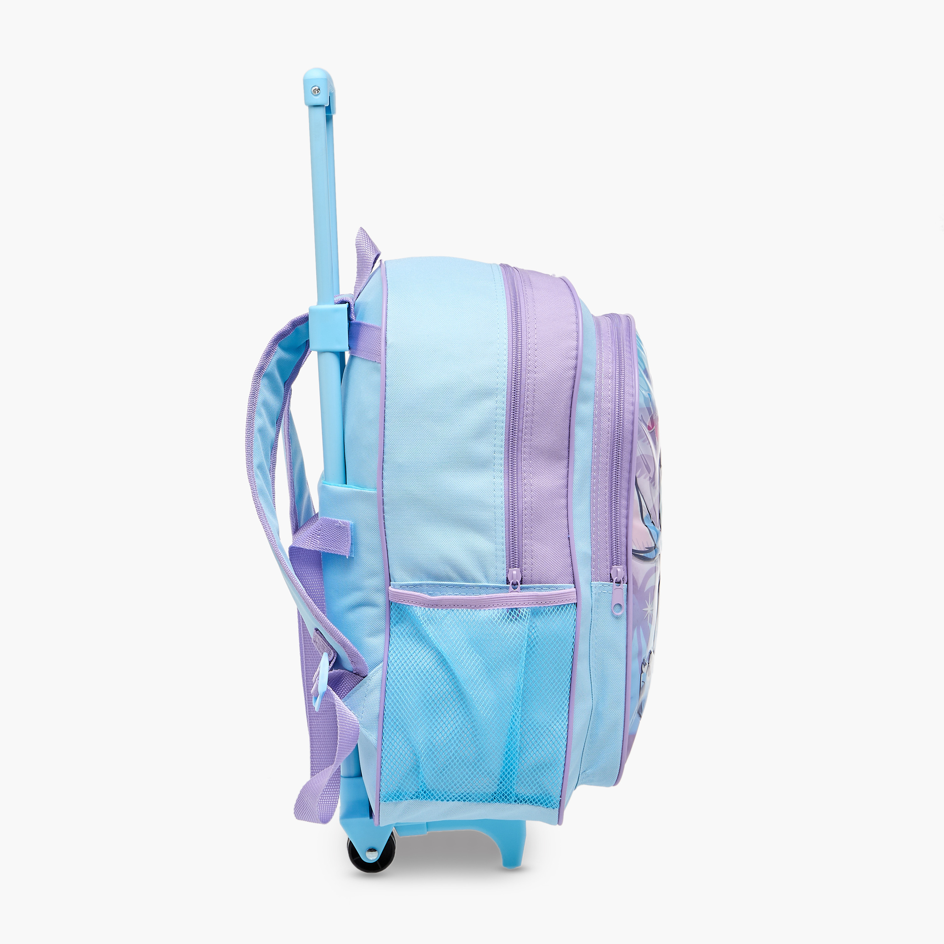 طقم شنطة ترولي مدرسية 5 قطع للبنات 5-8 سنوات مع شنطة غداء ومقلمة بتصميم ستيتش من ديزني-school-bagsandbackpacks-trolleybags-image-6