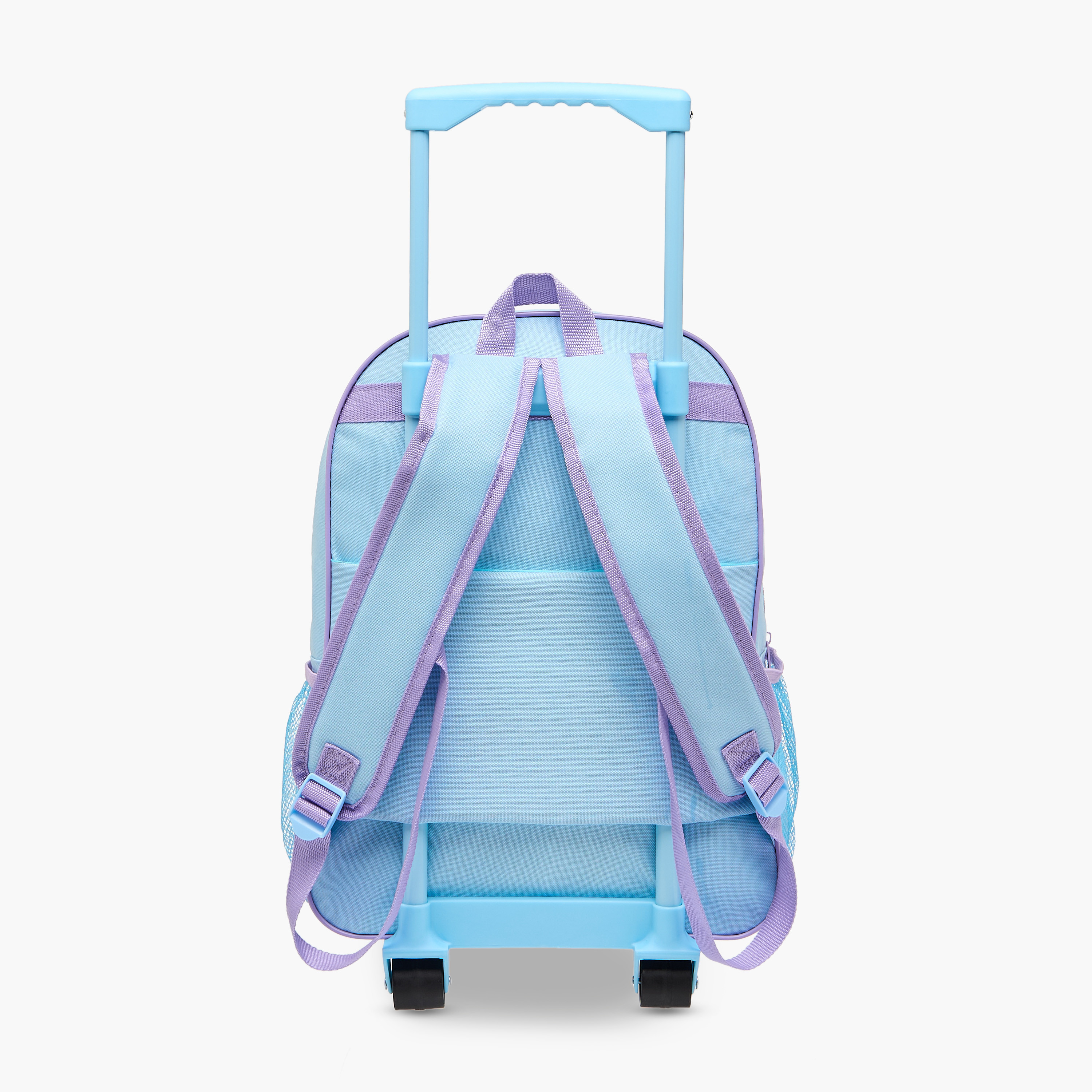 طقم شنطة ترولي مدرسية 5 قطع للبنات 5-8 سنوات مع شنطة غداء ومقلمة بتصميم ستيتش من ديزني-school-bagsandbackpacks-trolleybags-image-4