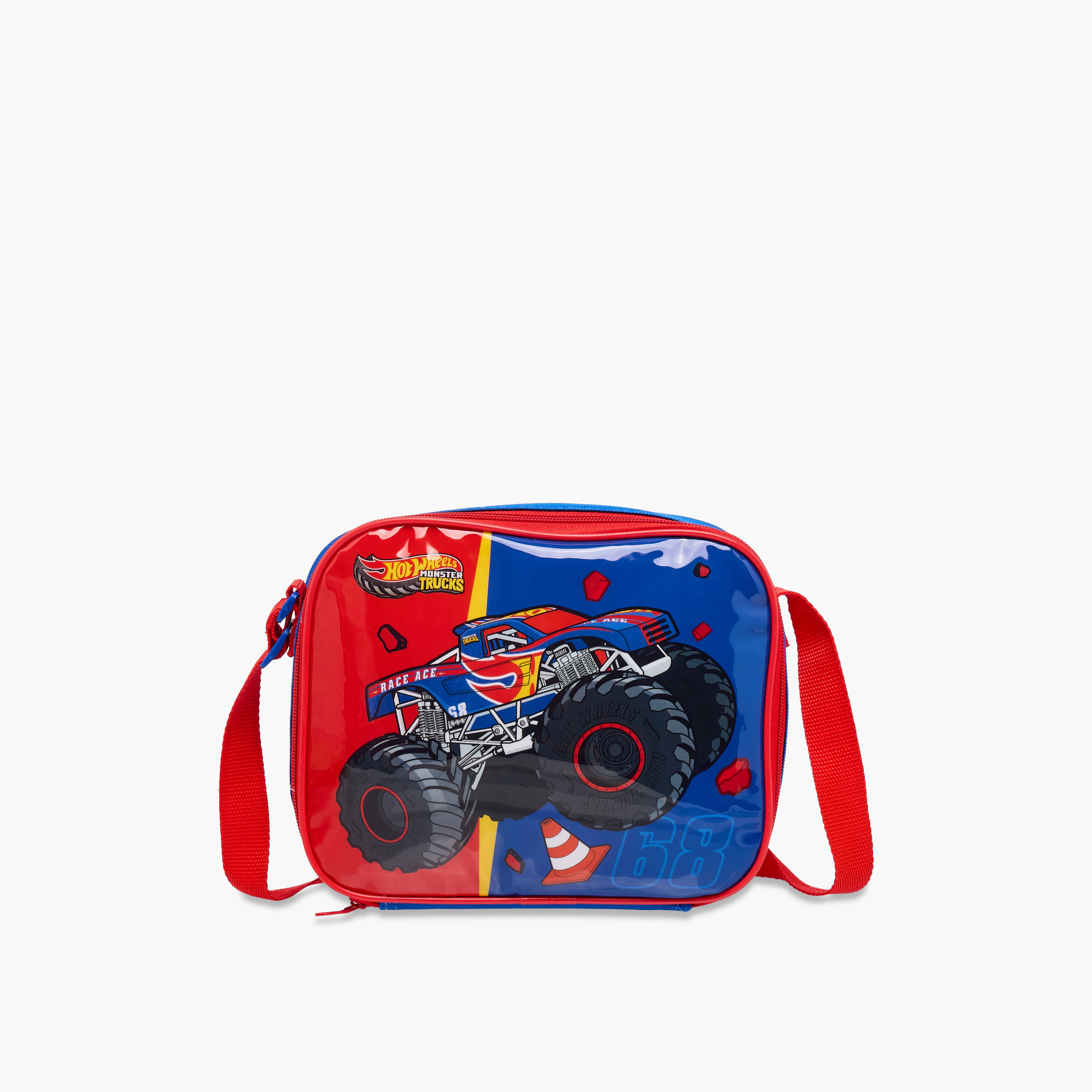 Mattel Hot Wheels 5-Piece School Trolley Bag Set for Boys 5-8 Years with Lunch Bag and Pencil Pouch -school-bagsandbackpacks-trolleybags-image-15