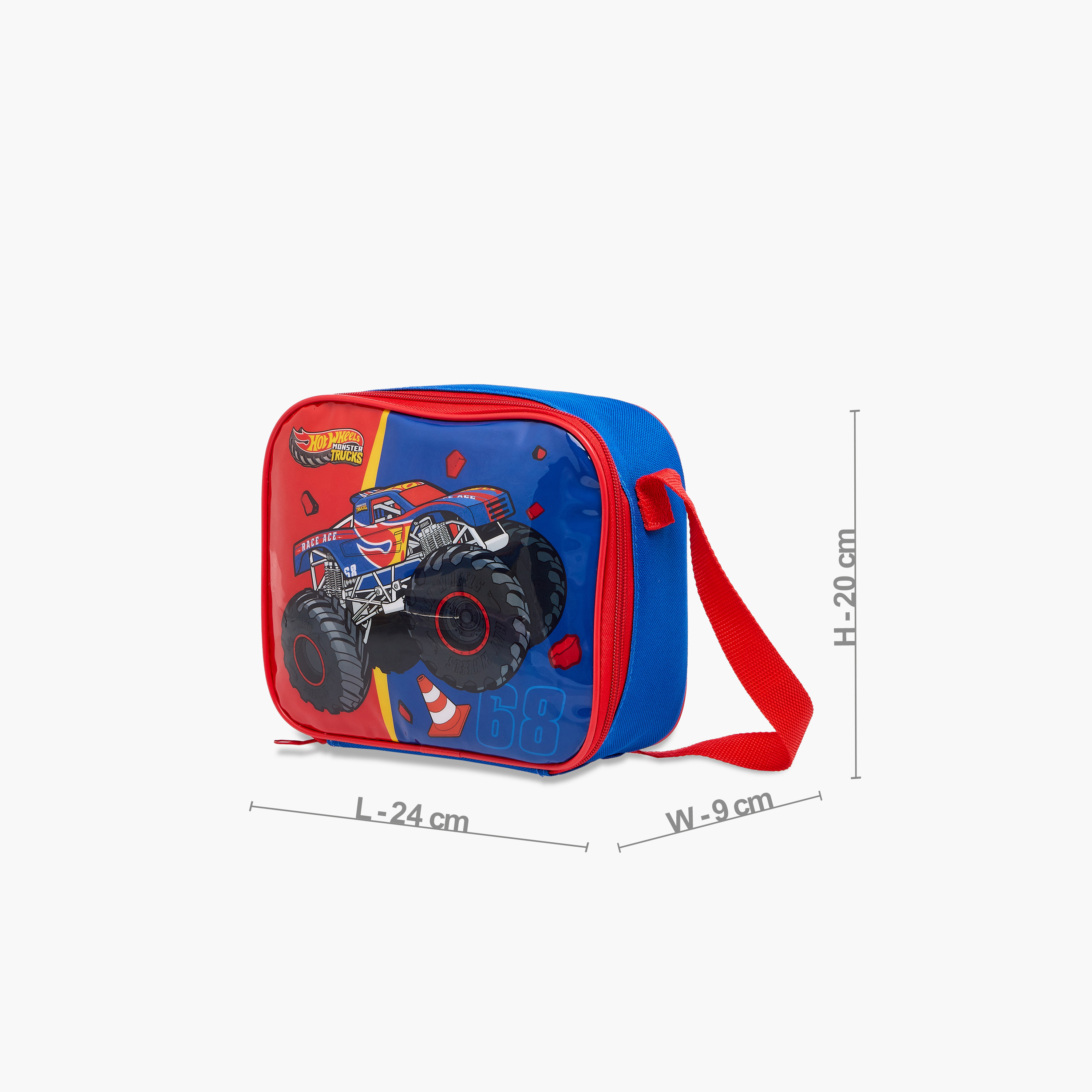 Mattel Hot Wheels 5-Piece School Trolley Bag Set for Boys 5-8 Years with Lunch Bag and Pencil Pouch -school-bagsandbackpacks-trolleybags-image-16