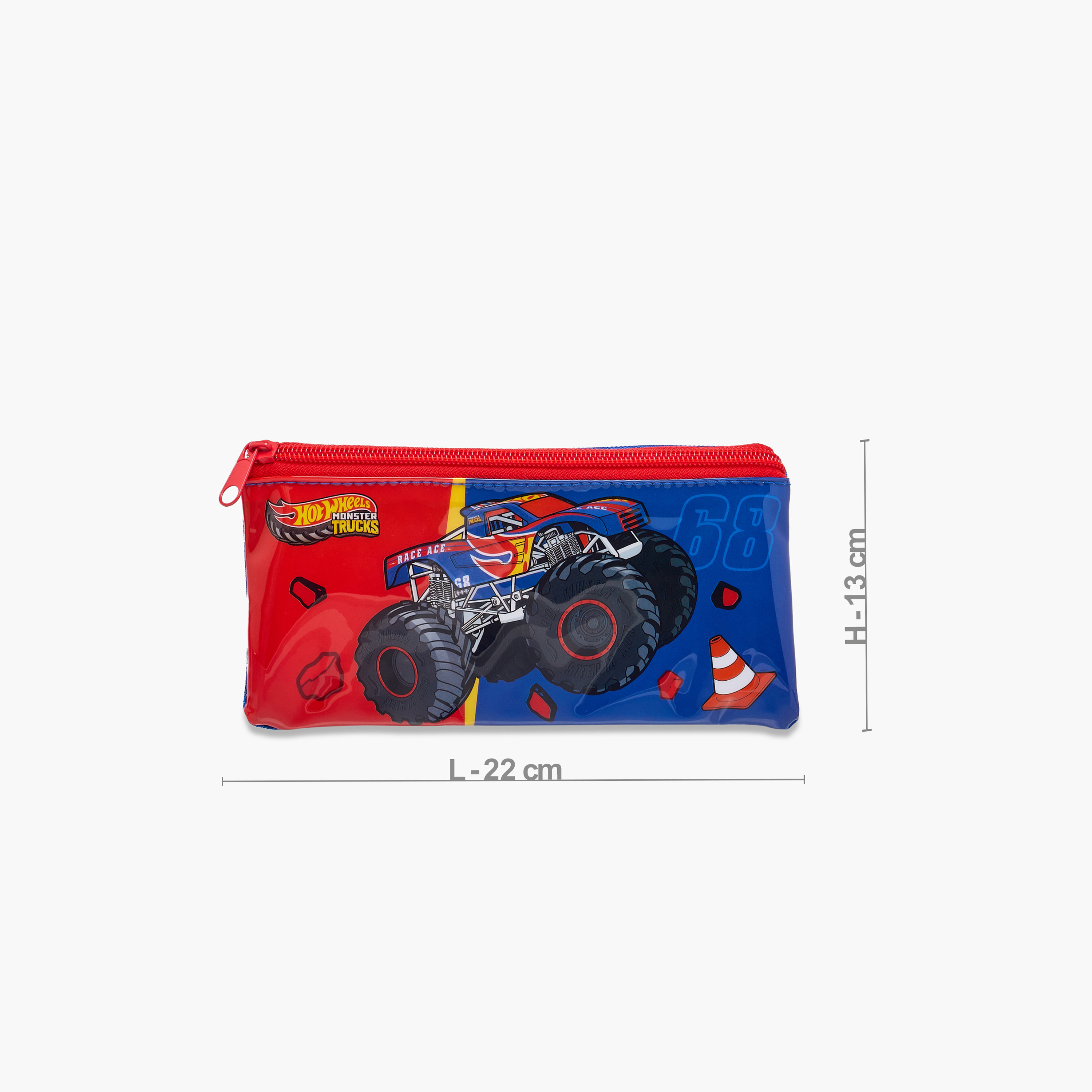 Mattel Hot Wheels 5-Piece School Trolley Bag Set for Boys 5-8 Years with Lunch Bag and Pencil Pouch -school-bagsandbackpacks-trolleybags-image-18
