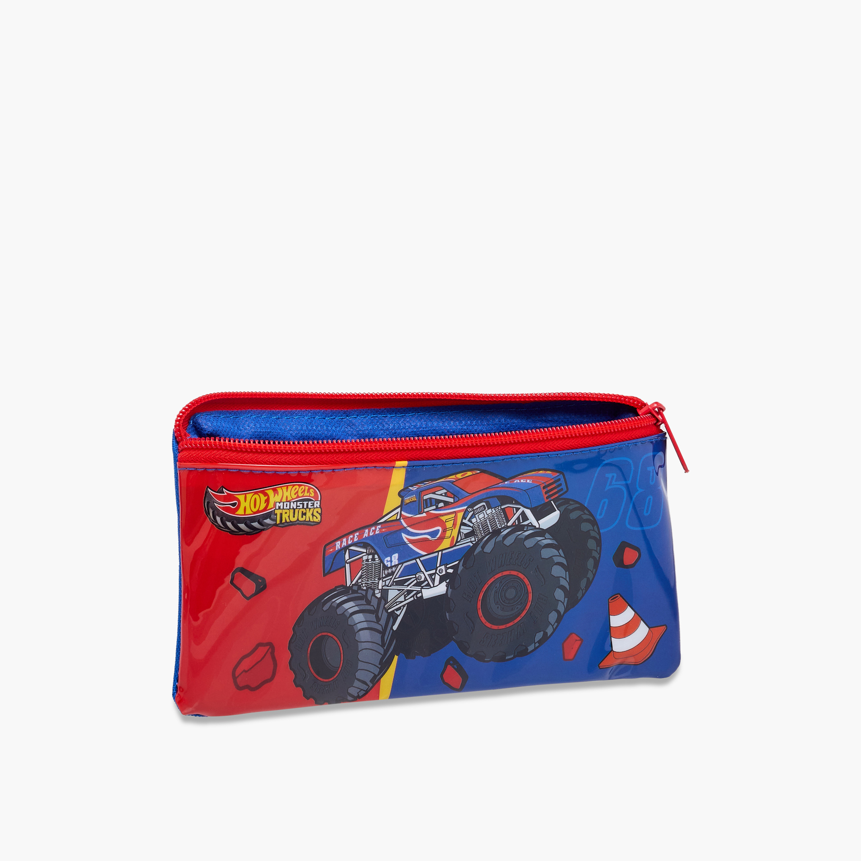 Mattel Hot Wheels 5-Piece School Trolley Bag Set for Boys 5-8 Years with Lunch Bag and Pencil Pouch -school-bagsandbackpacks-trolleybags-image-19