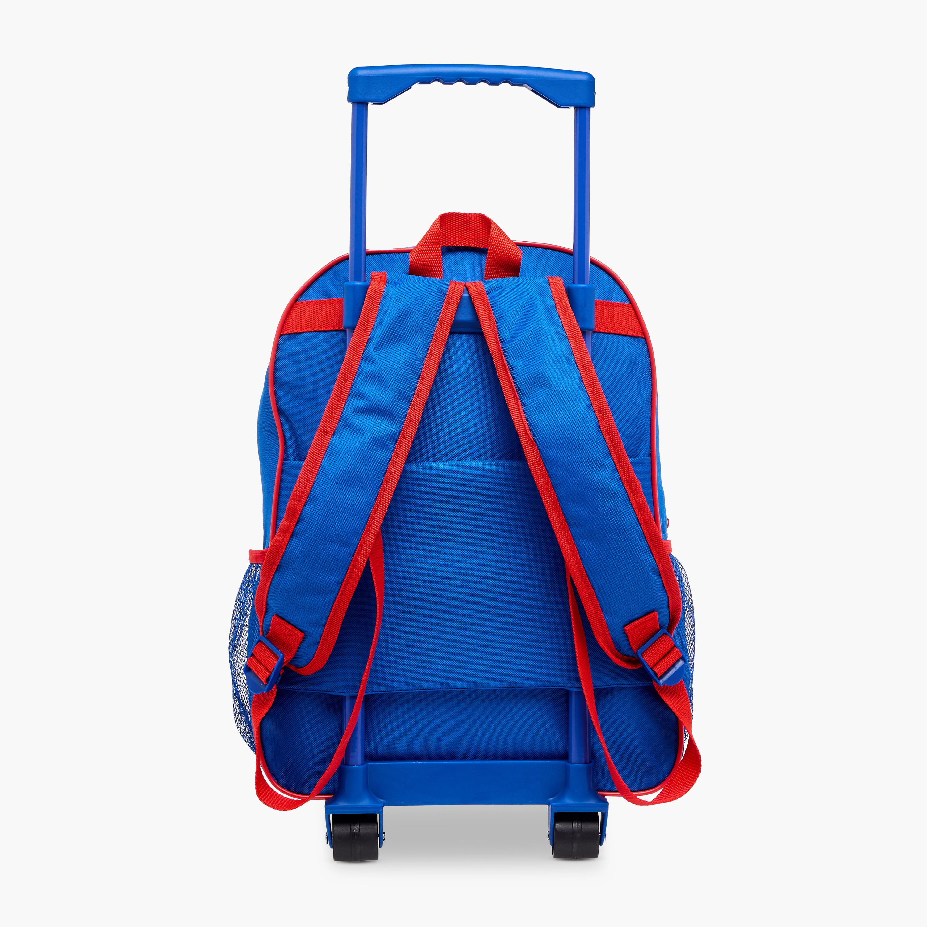 طقم شنطة ترولي مدرسية 5 قطع للأولاد 5-8 سنوات مع شنطة غداء ومقلمة بتصميم هوت ويلز من ماتيل-school-bagsandbackpacks-trolleybags-image-4