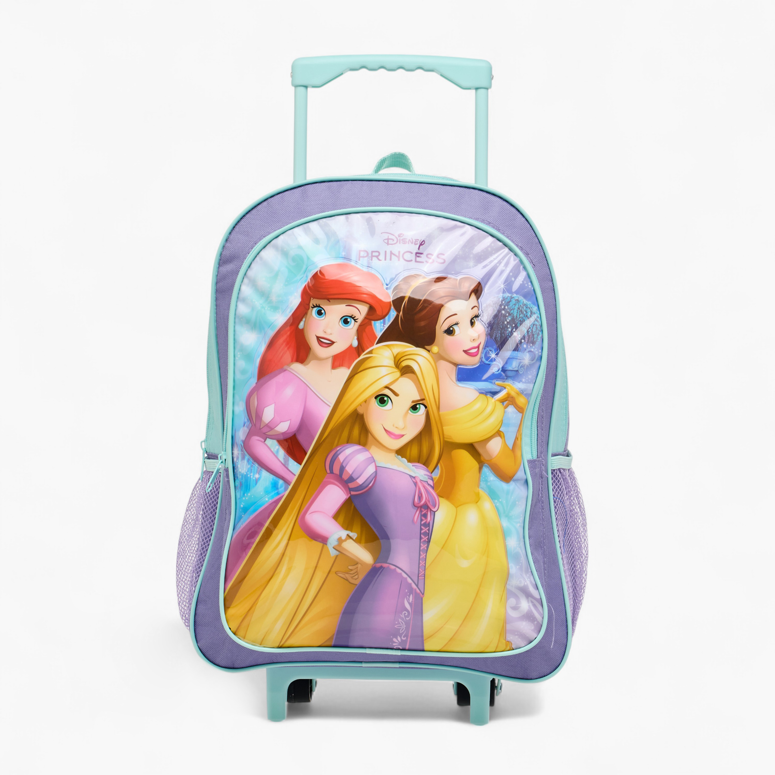 Disney Princess 5-Piece School Trolley Bag Set for Girls 5-8 Years with Lunch Bag and Pencil Pouch -school-bagsandbackpacks-trolleybags-image-3