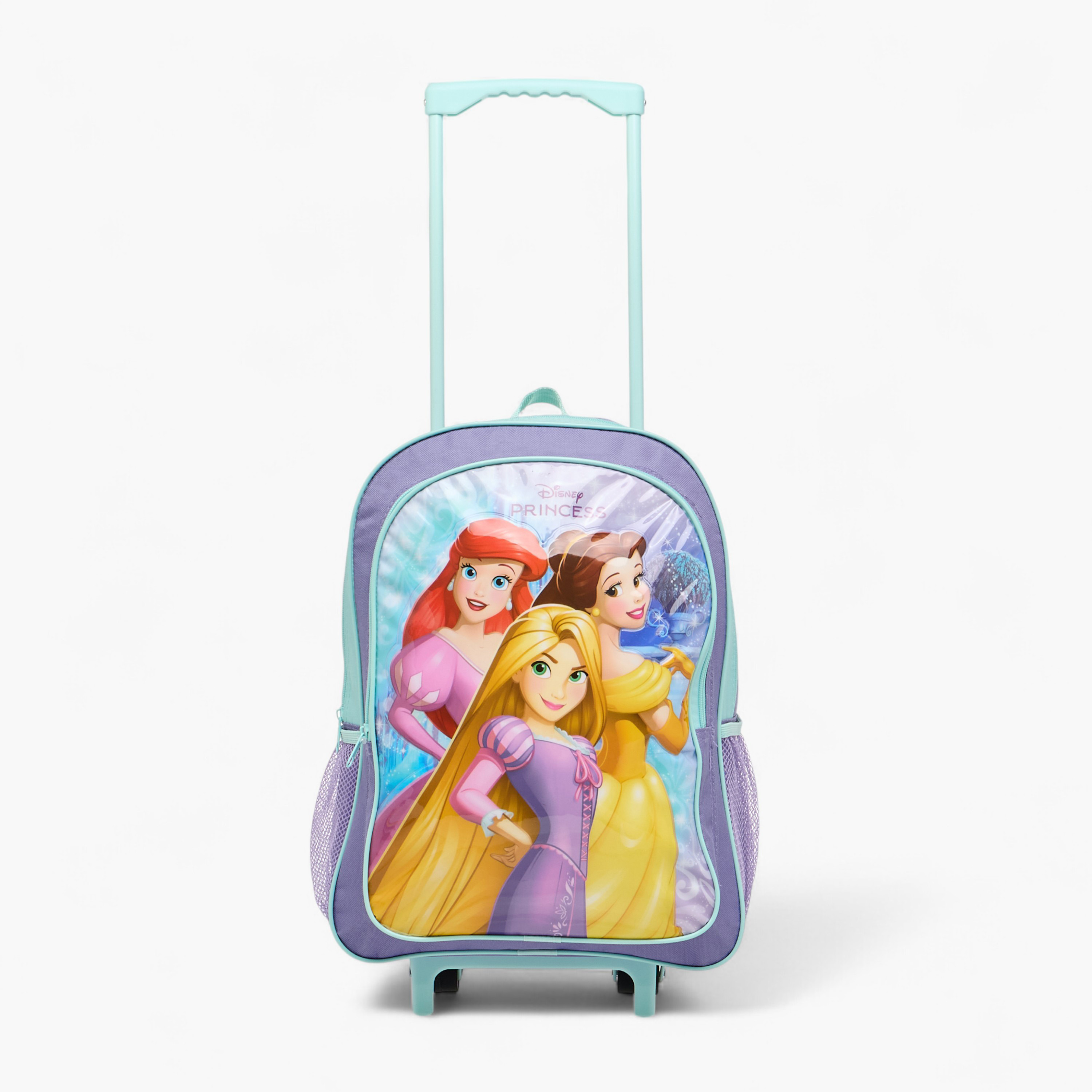 Disney Princess 5-Piece School Trolley Bag Set for Girls 5-8 Years with Lunch Bag and Pencil Pouch -school-bagsandbackpacks-trolleybags-image-9