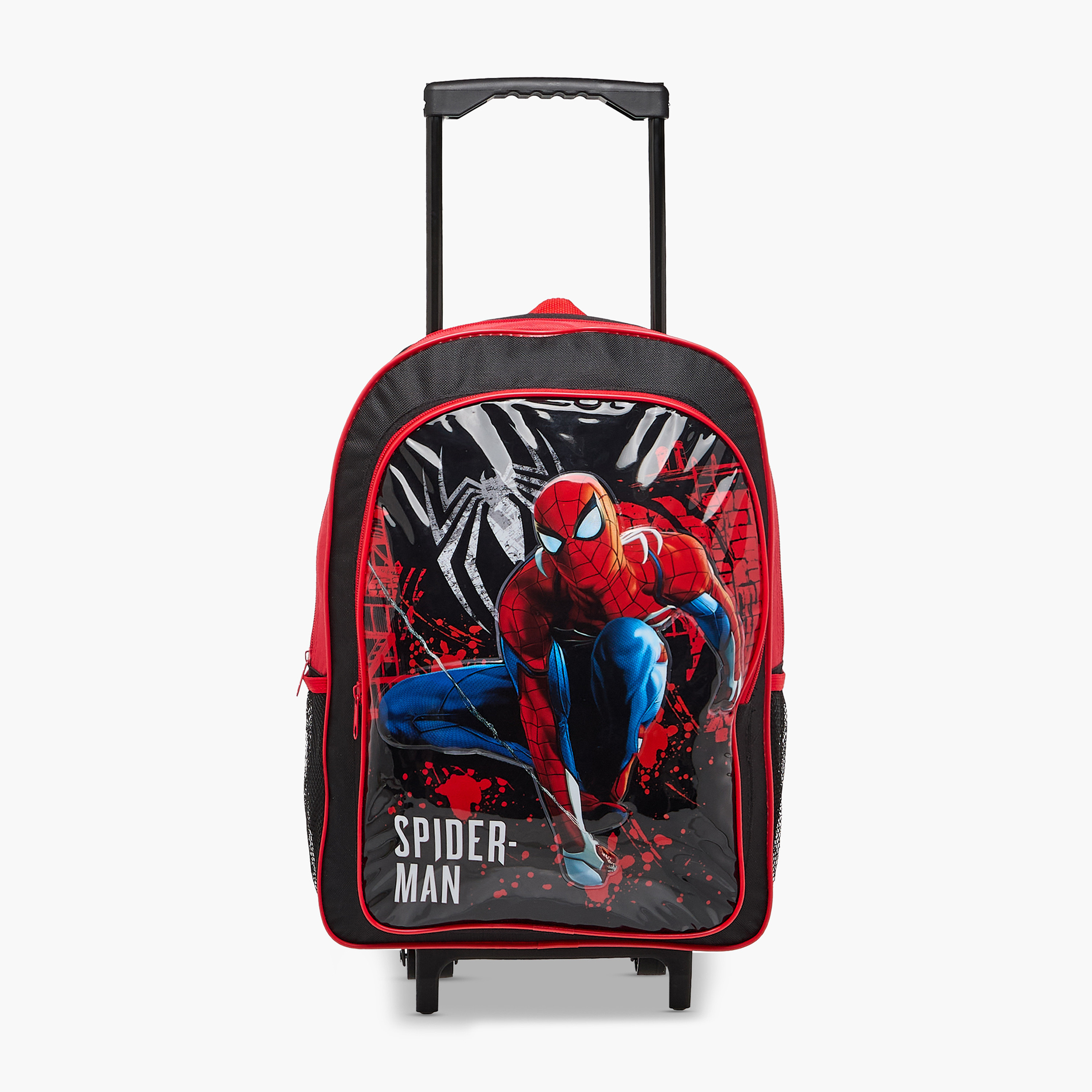 Marvel Spider-Man 5-Piece School Trolley Bag Set for Boys 5-8 Years with Lunch Bag and Pencil Pouch -school-bagsandbackpacks-trolleybags-image-5