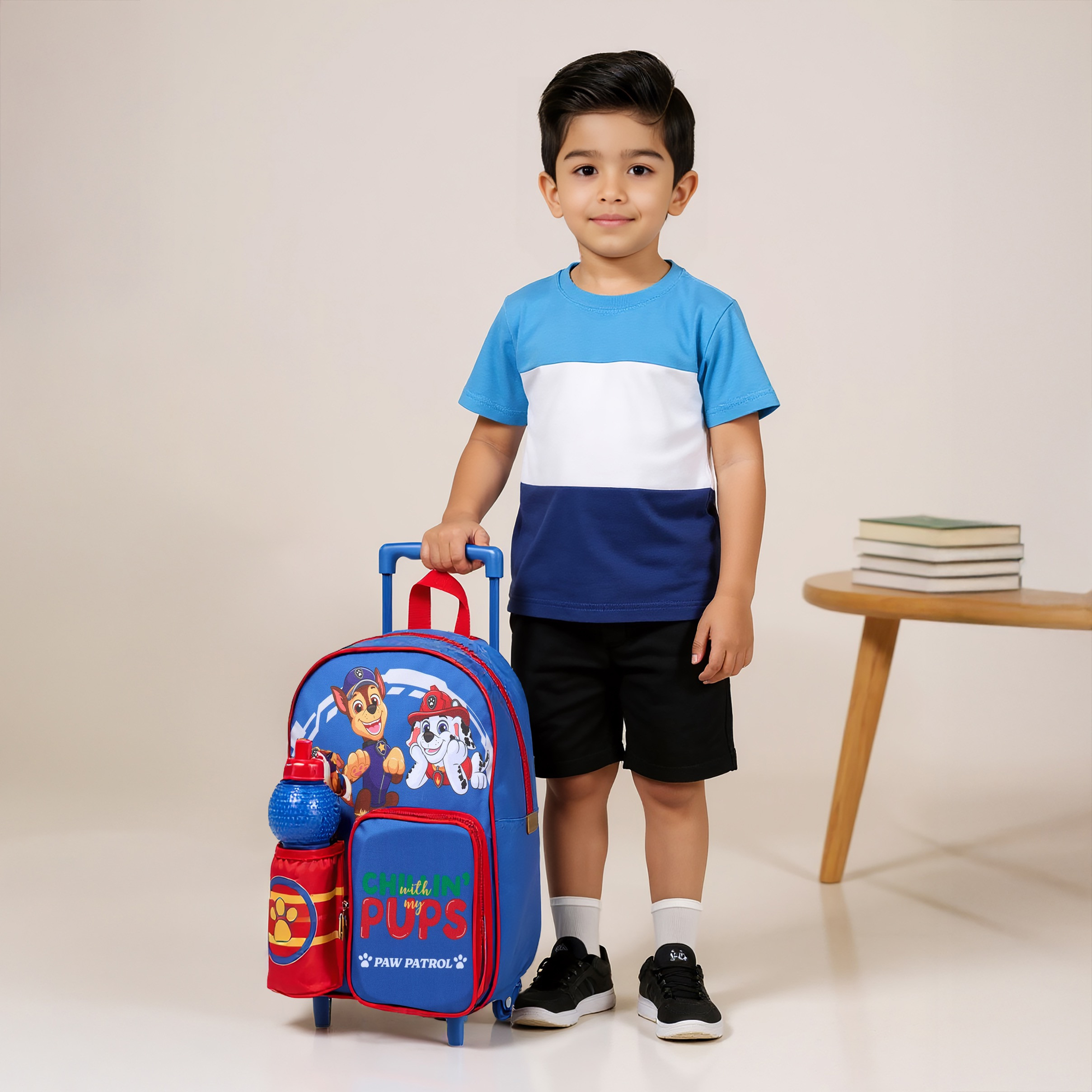طقم شنطة ظهر ترولي 3 قطع بطبعات-school-bagsandbackpacks-trolleybags-image-2