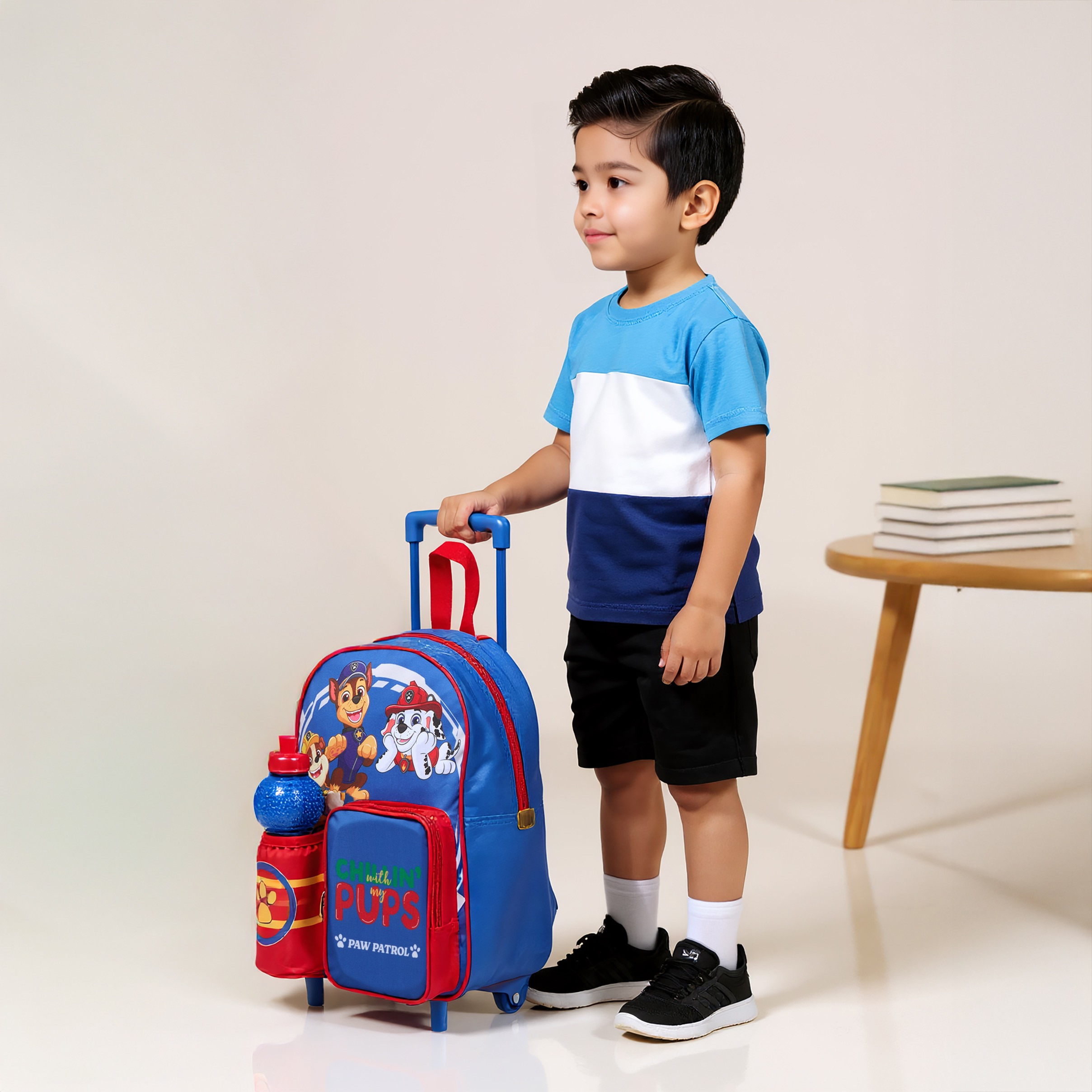 طقم شنطة ظهر ترولي 3 قطع بطبعات-school-bagsandbackpacks-trolleybags-image-3